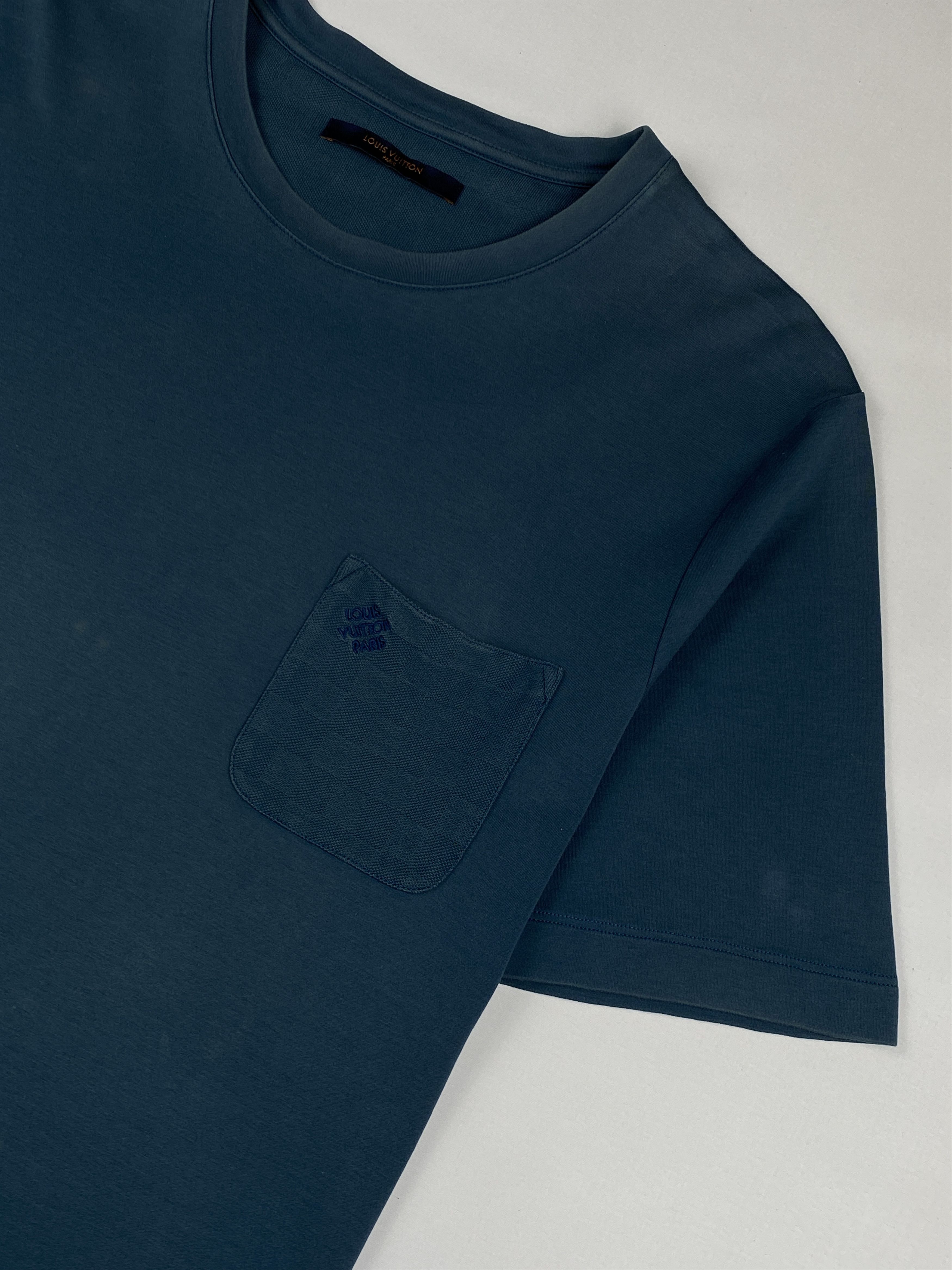 Louis Vuitton 2019 Damier Pocket T-Shirt Size US XL / EU 56 / 4 - 5 Thumbnail
