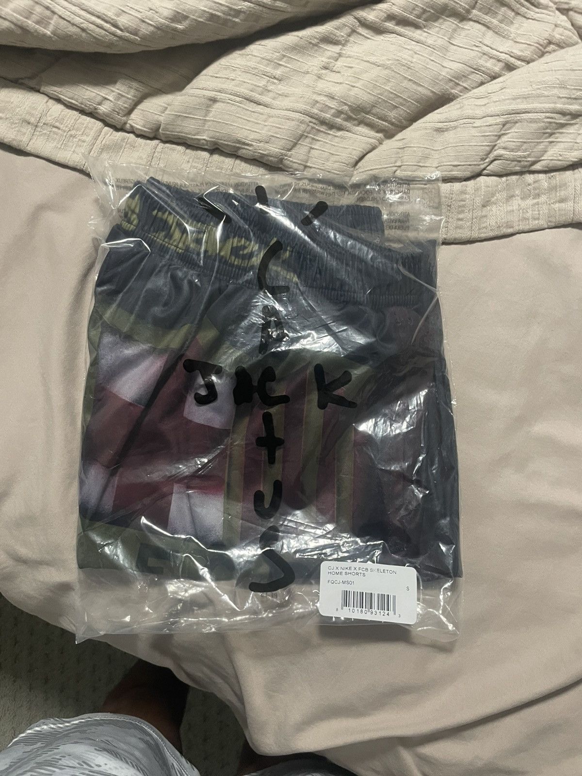 Cactus Jack x FC Barcalona home shorts