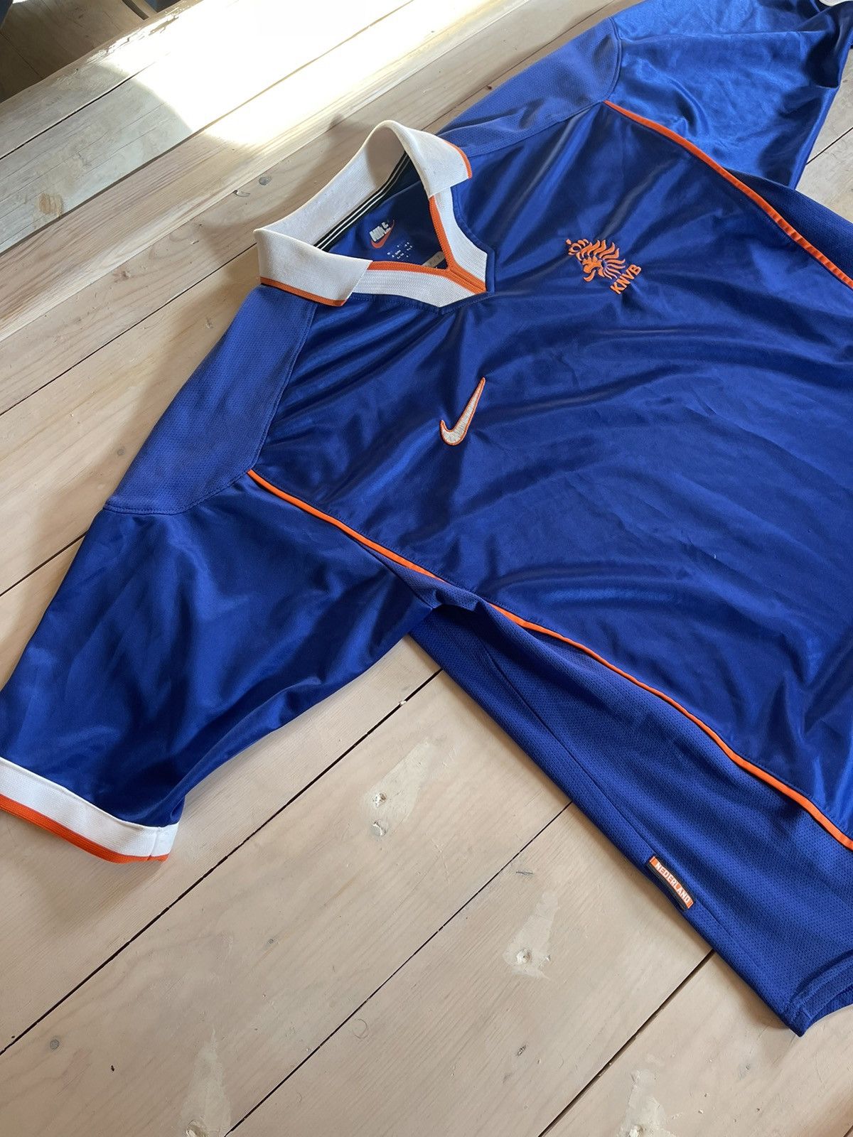 Nike 1999 Nike KNVB Netherland vintage soccer jersey Size US L / EU 52-54 / 3 - 7 Thumbnail