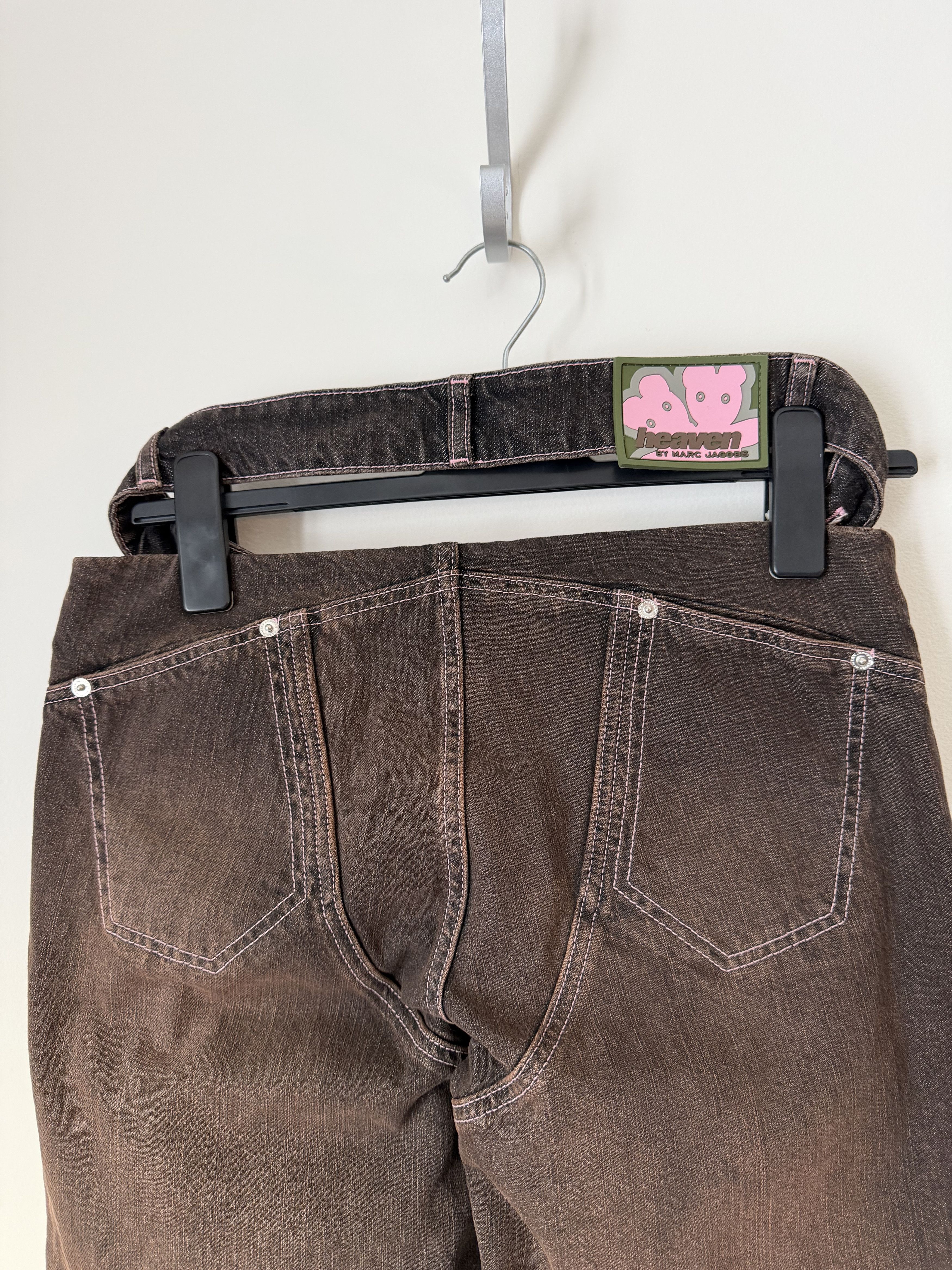Heaven by Marc Jacobs Heaven by Marc Jacobs Detached Waistband Flared Jeans Brown Size 30" / US 8 / IT 44 - 5 Thumbnail