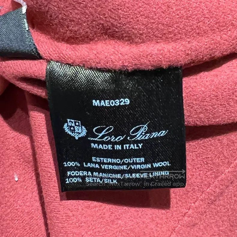 Loro Piana Loro Piana King's Gift Red Wool Coat Size XS / US 0-2 / IT 36-38 - 4 Thumbnail
