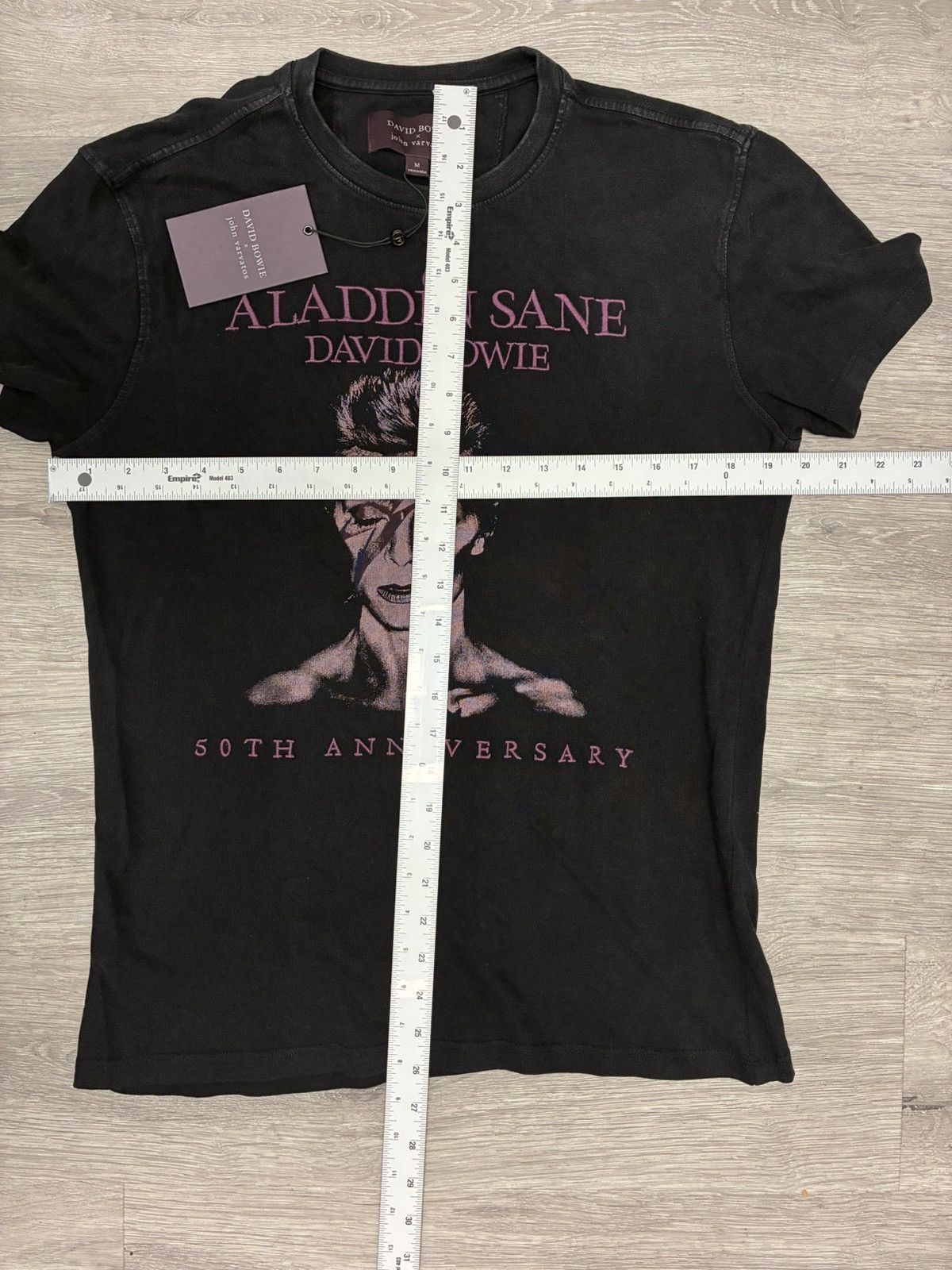 John Varvatos David Bowie Aladdin Sane Tee medium Size US M / EU 48-50 / 2 - 16 Thumbnail