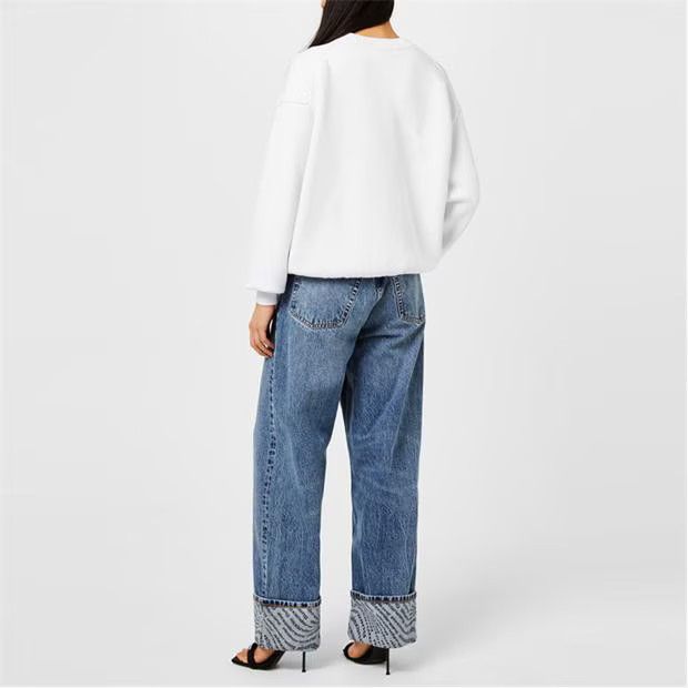Alexander Wang o1g2r1mq0824 Sweatshirts in White Size S / US 4 / IT 40 - 5 Thumbnail