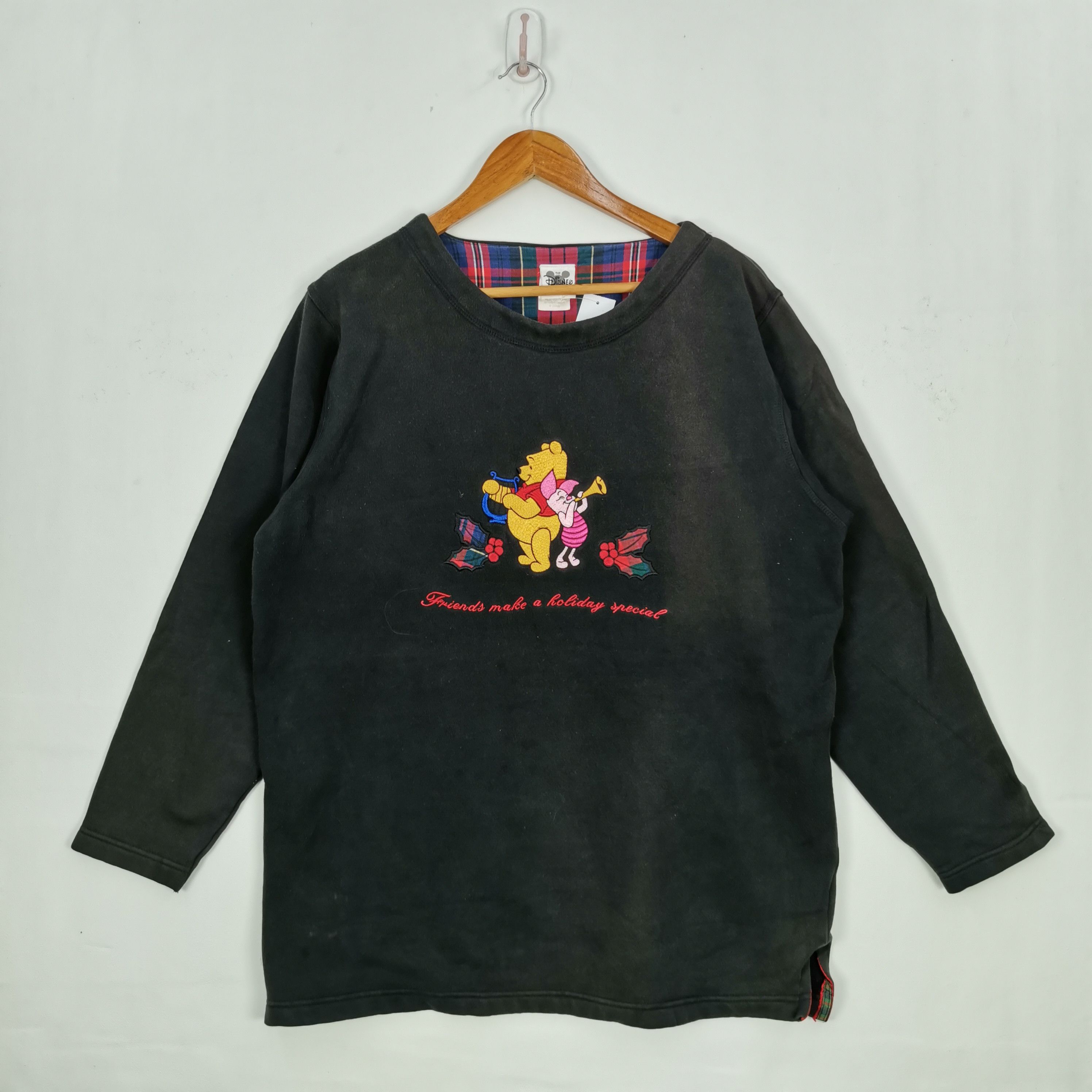 Cartoon Network × Disney × Vintage Vintage 90s Pooh Sweatshirt Disney Cartoon Sweater Jumper Size US L / EU 52-54 / 3 - 1 Thumbnail