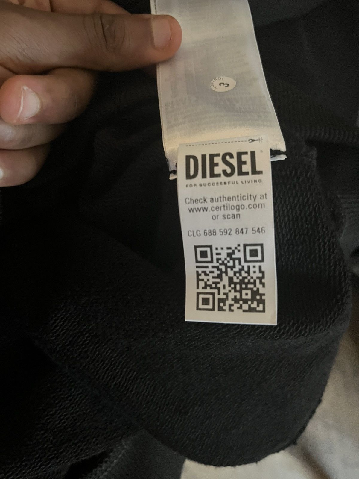 Diesel Diesel Hoodie Size US L / EU 52-54 / 3 - 4 Thumbnail