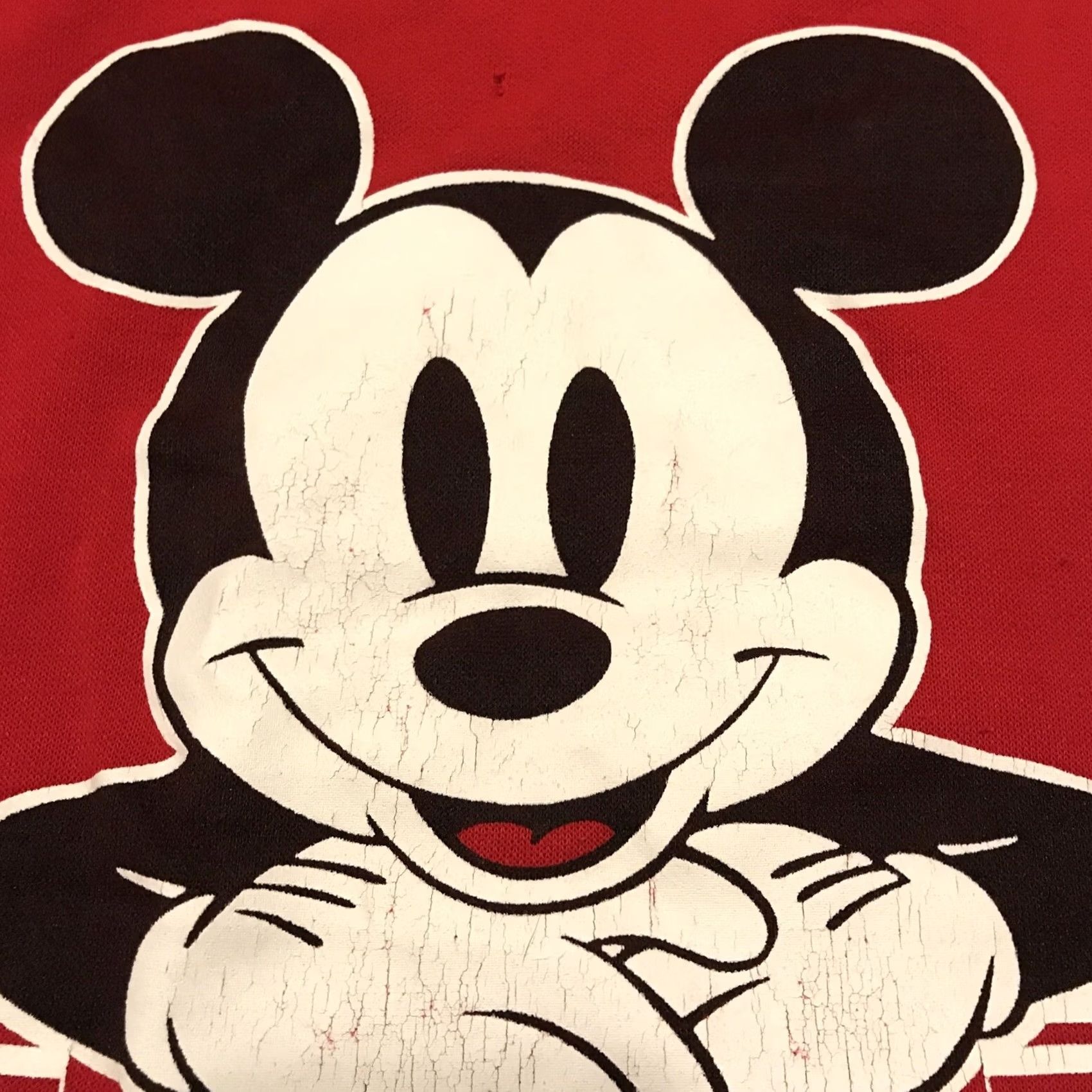 Disney VINTAGE Disney Mickey Mouse Sweater Womens XL Red Cotton Blend Knit Pullover Crew Neck Long Sleeve Adult Womens 27” 24” Chest B9 Size XL / US 12-14 / IT 48-50 - 4 Thumbnail