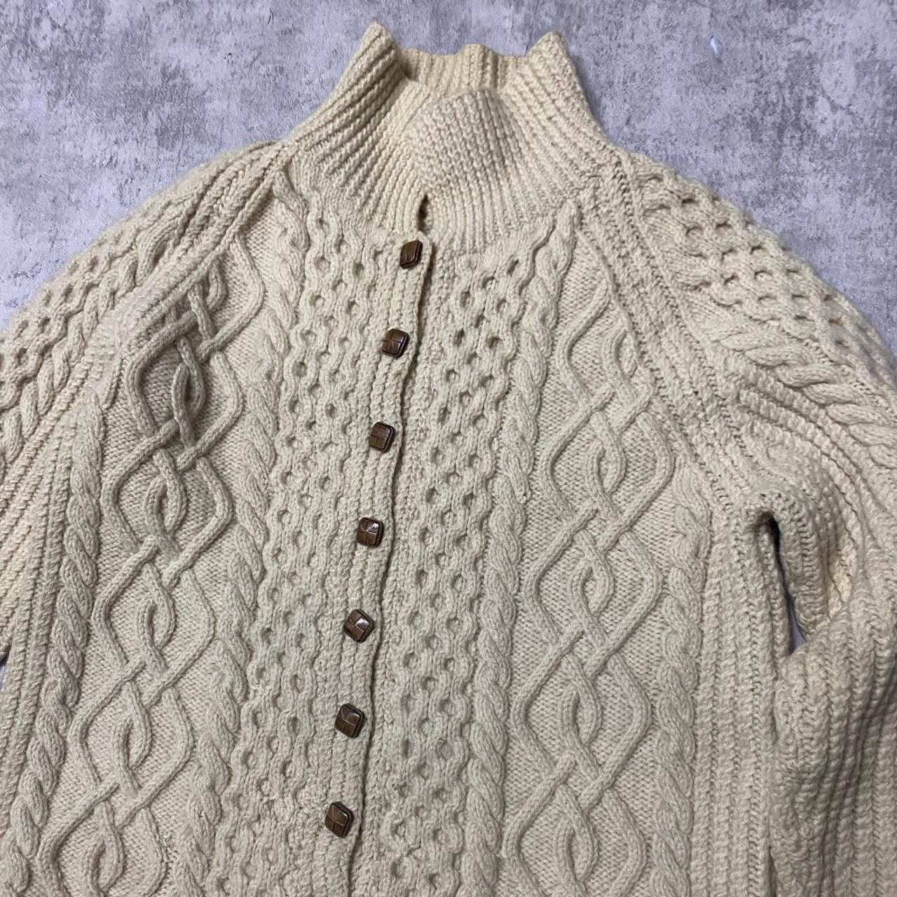 Other Cream chunky knit wool cardigan with wooden buttons Size M / US 6-8 / IT 42-44 - 2 Thumbnail