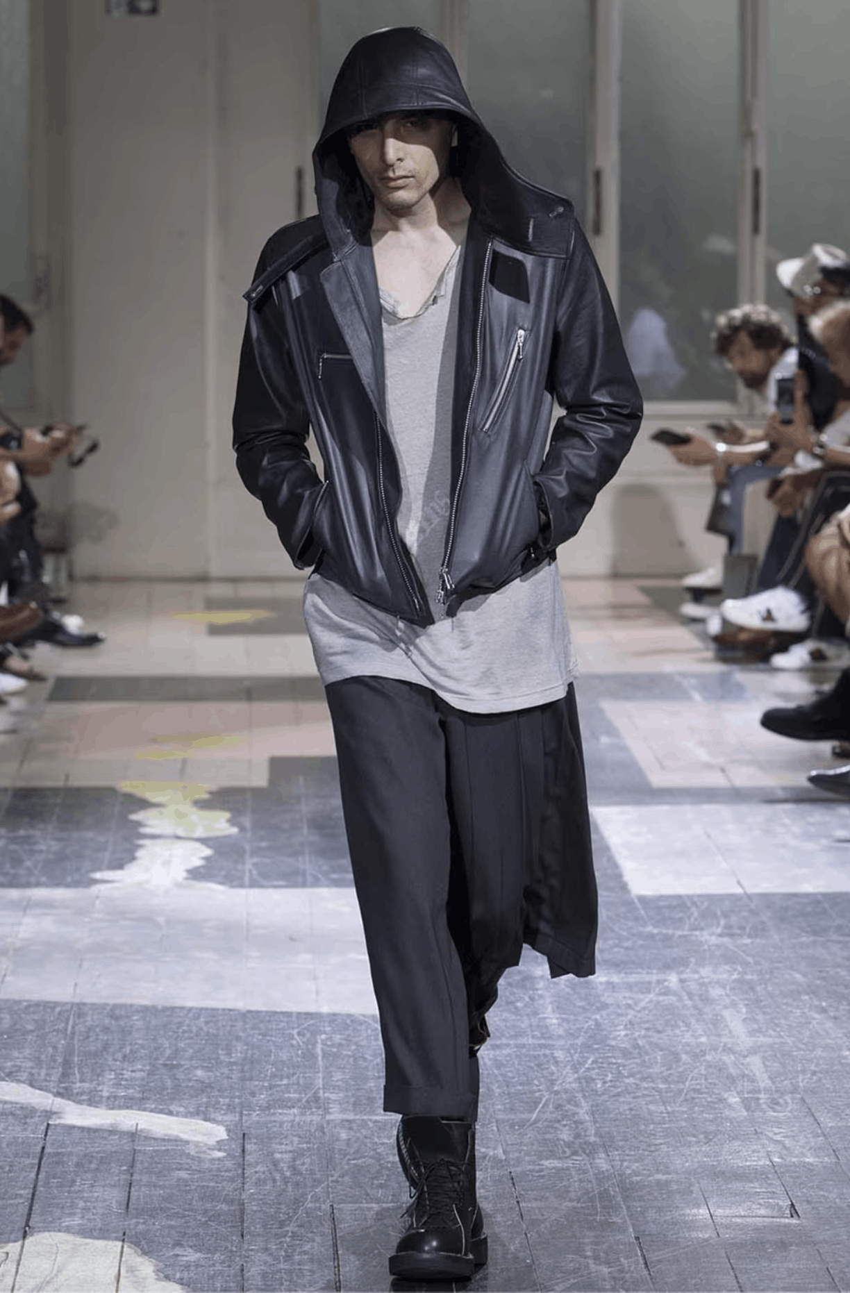 Yohji Yamamoto Yohji Yamamoto Pour Homme - Wool Left Pleats Mackin Pants Size US 32 / EU 48 - 9 Thumbnail