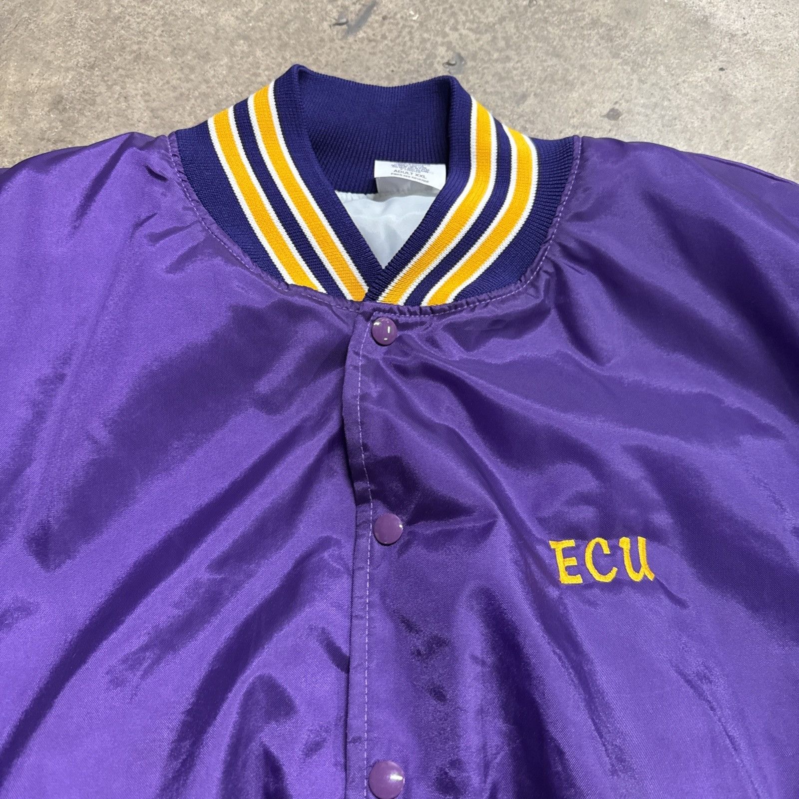 Starter Vintage Eastern Carolina University Jacket 2XL 90s Varsity Size US XXL / EU 58 / 5 - 2 Thumbnail