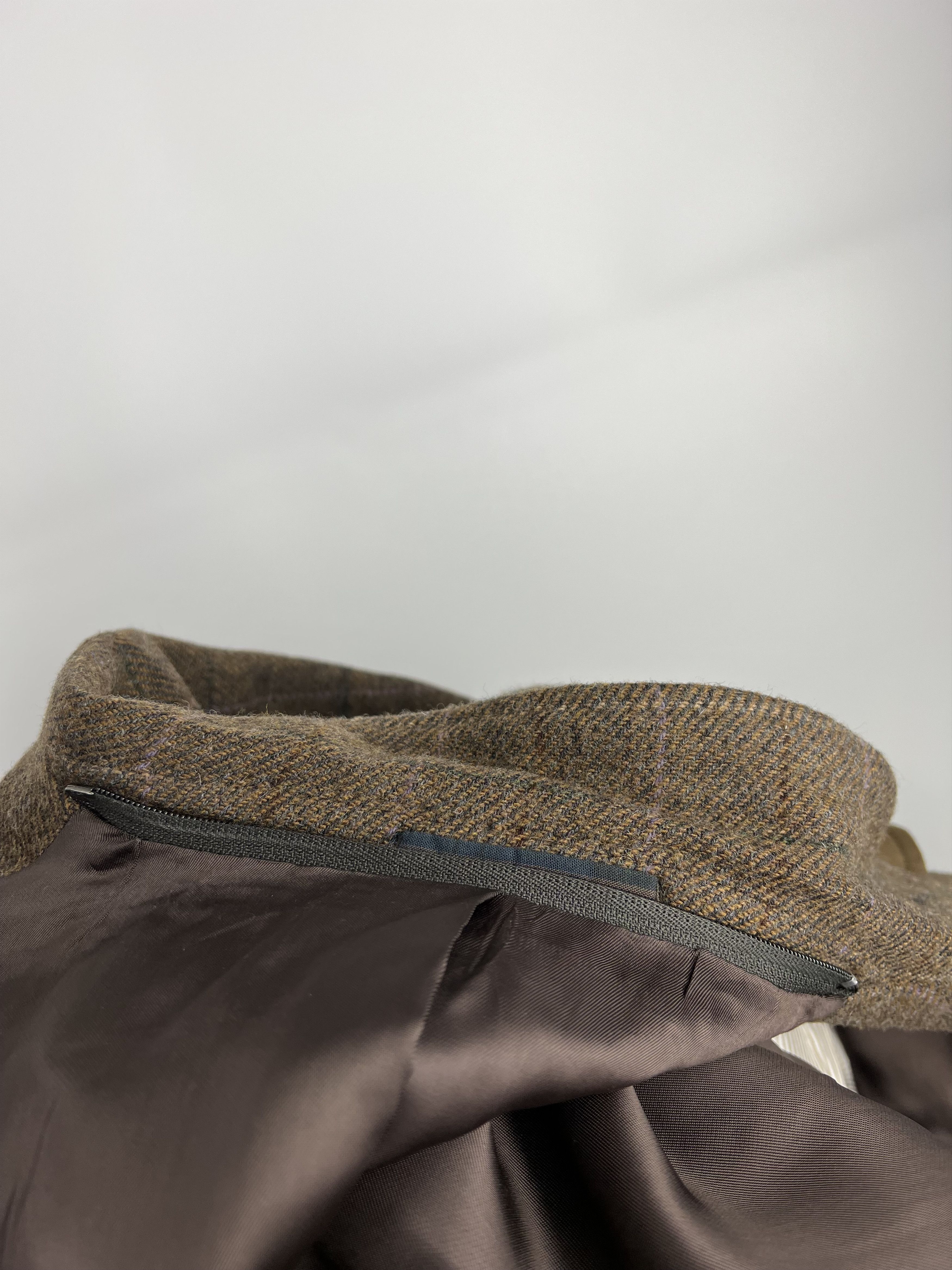 Massimo Dutti Massimo Dutti Men's Wool Tweed Check Blazer Jacket Size 50 Size 50R - 11 Thumbnail