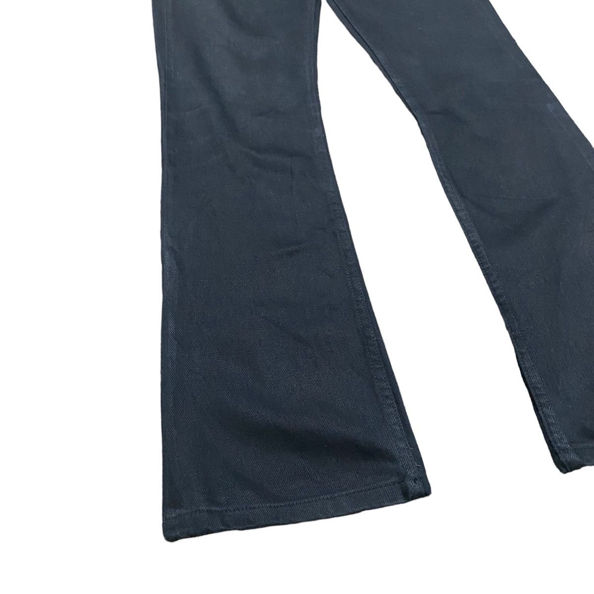 RIPVANWINKLE Rip Van Winkle Black Denim Flare Jeans Size 26" / US 2 / IT 38 - 8 Thumbnail