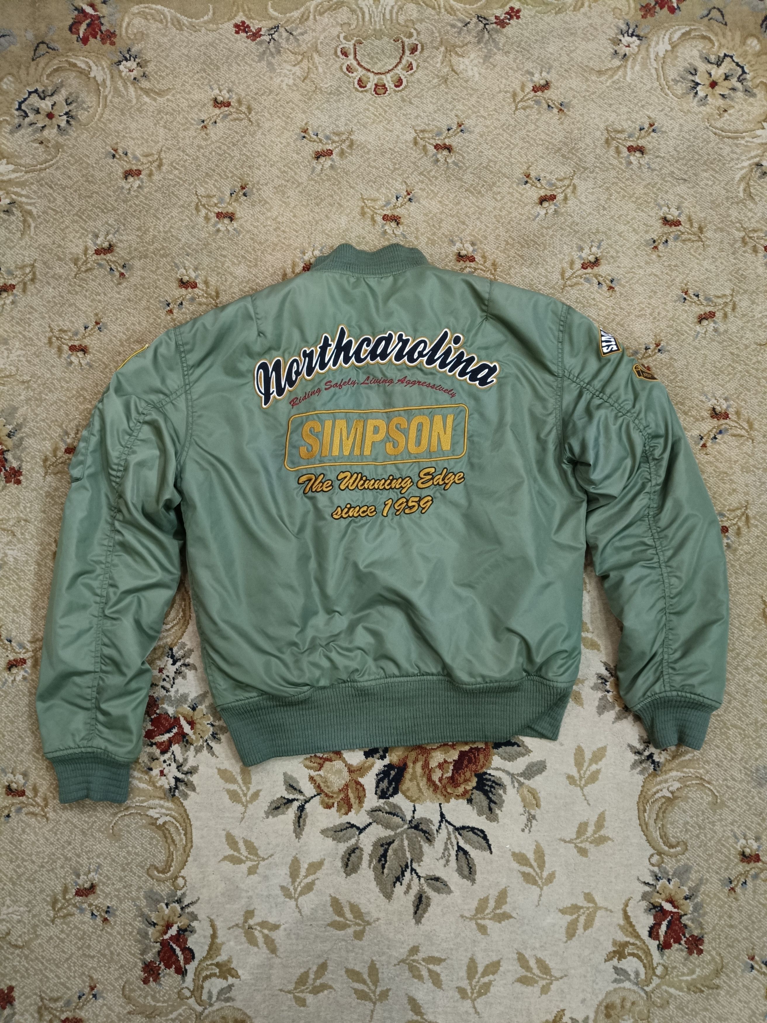 The Simpsons Simpson North Carolina Bomber Jacket Size US L / EU 52-54 / 3 - 10 Thumbnail