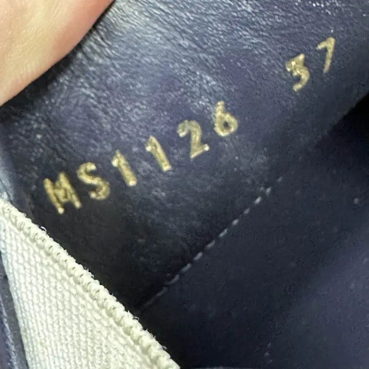 Louis Vuitton Louis Vuitton Blue Canvas Slip-On Sneakers -2508 Size US 6.5 / EU 39-40 - 2 Thumbnail
