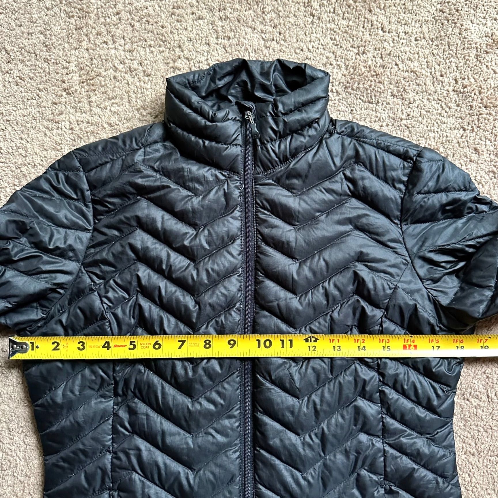 Vintage EMS Jacket Womens XS Packable Down Fill Puffer Black Jacket Size XS / US 0-2 / IT 36-38 - 7 Thumbnail