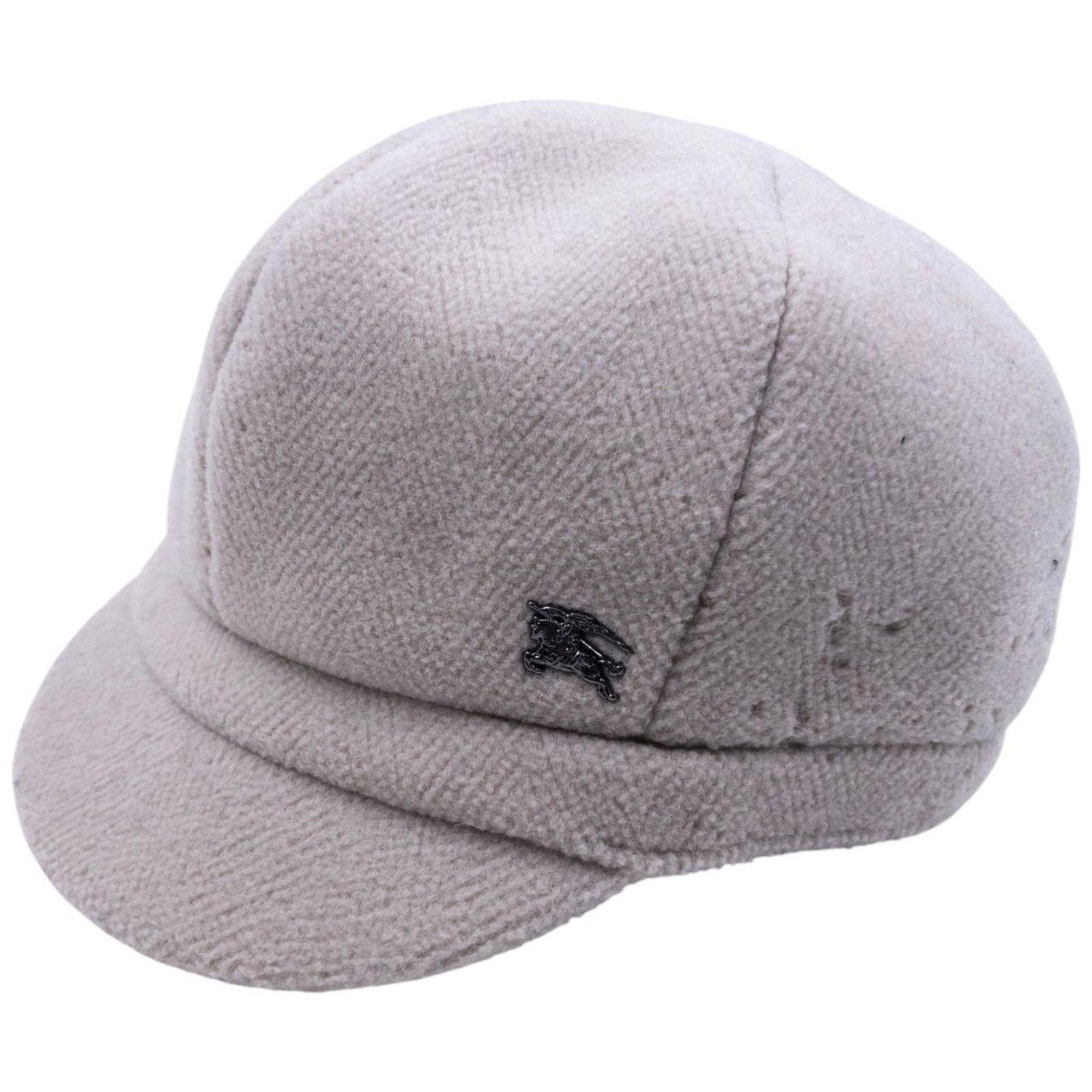 Burberry Vintage Burberry Wool Newsboy Hat Size M Size ONE SIZE - 1 Thumbnail