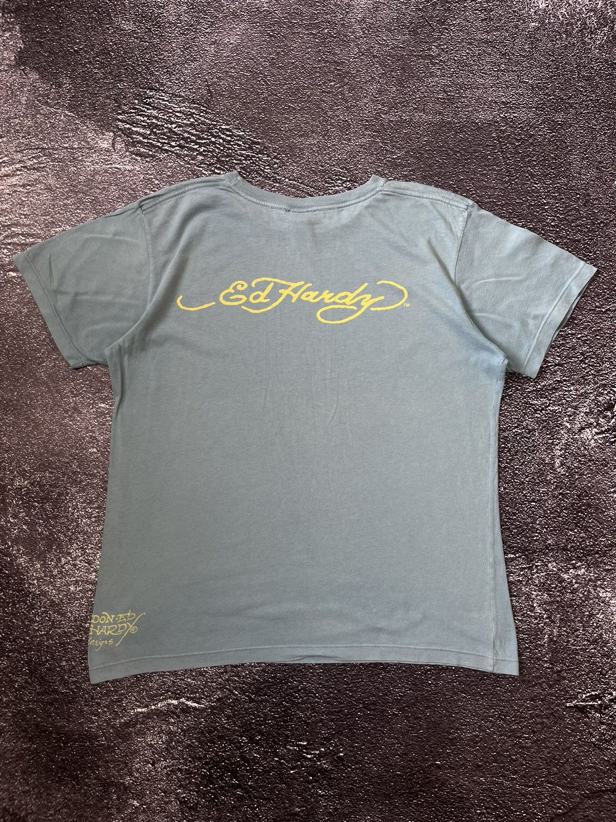 Ed Hardy Vintage Ed Hardy Eagle Blue T-Shirt Size US L / EU 52-54 / 3 - 3 Thumbnail