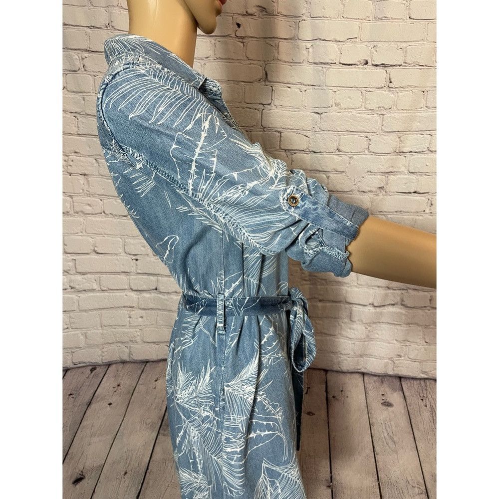 Other NWT New Velvet Heart Anita Denim Floral Long Sleeve Dress S Size XS / US 0-2 / IT 36-38 - 4 Thumbnail
