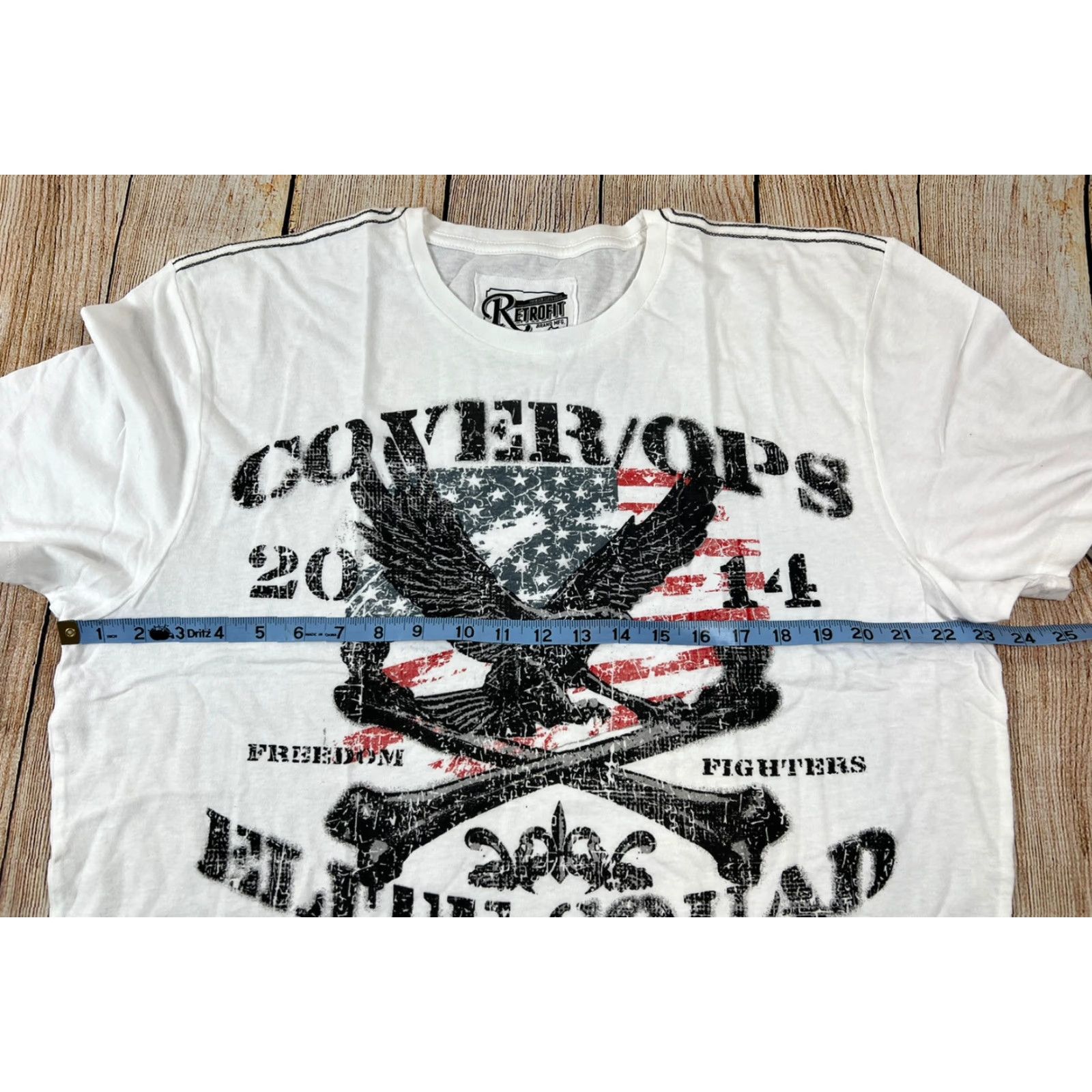 Vintage Retrofit Cover Ops Elite T-Shirt White 2XL Mens NWT Unit Tactical Military Size US XXL / EU 58 / 5 - 6 Thumbnail