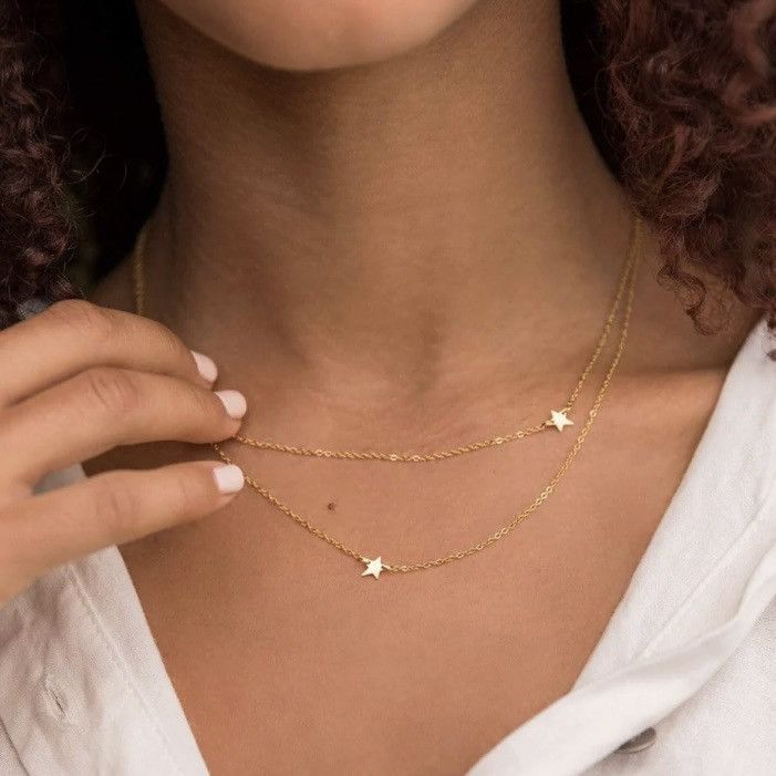 Other Jennifer Zeuner dainty star double necklace Size ONE SIZE - 6 Thumbnail