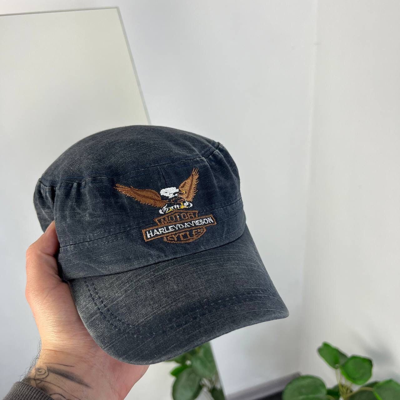 Harley Davidson Harley Davidson Motor Cycles Cap Vintage Biker 90s Rare Size ONE SIZE - 1 Thumbnail
