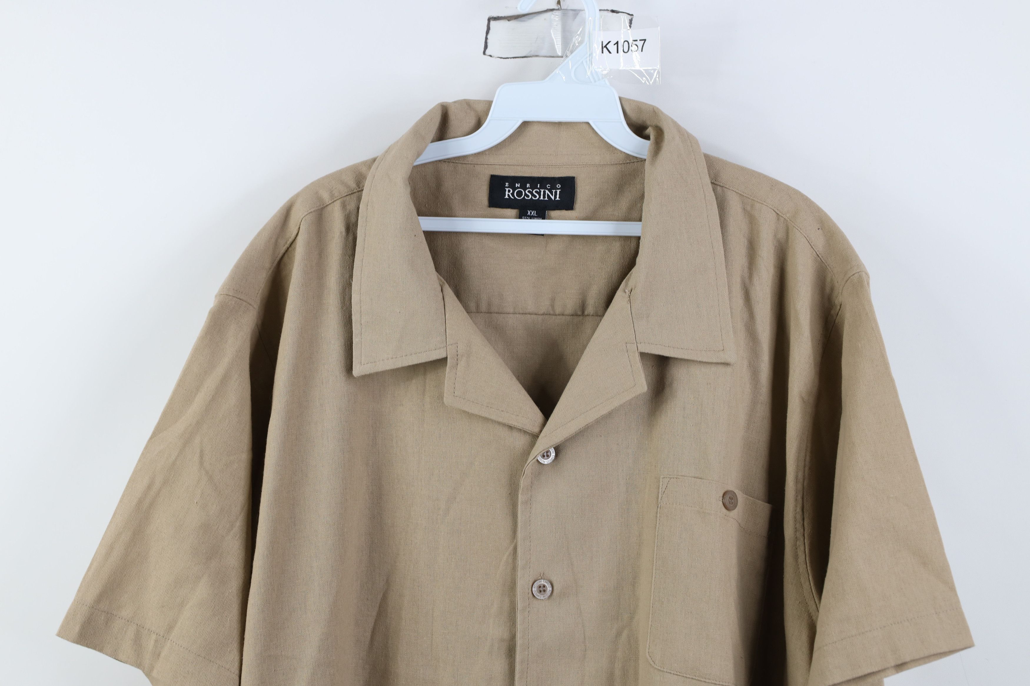 Vintage Vintage 90s Y2K Streetwear Camp Collar Baggy Button Shirt Size US XXL / EU 58 / 5 - 2 Thumbnail