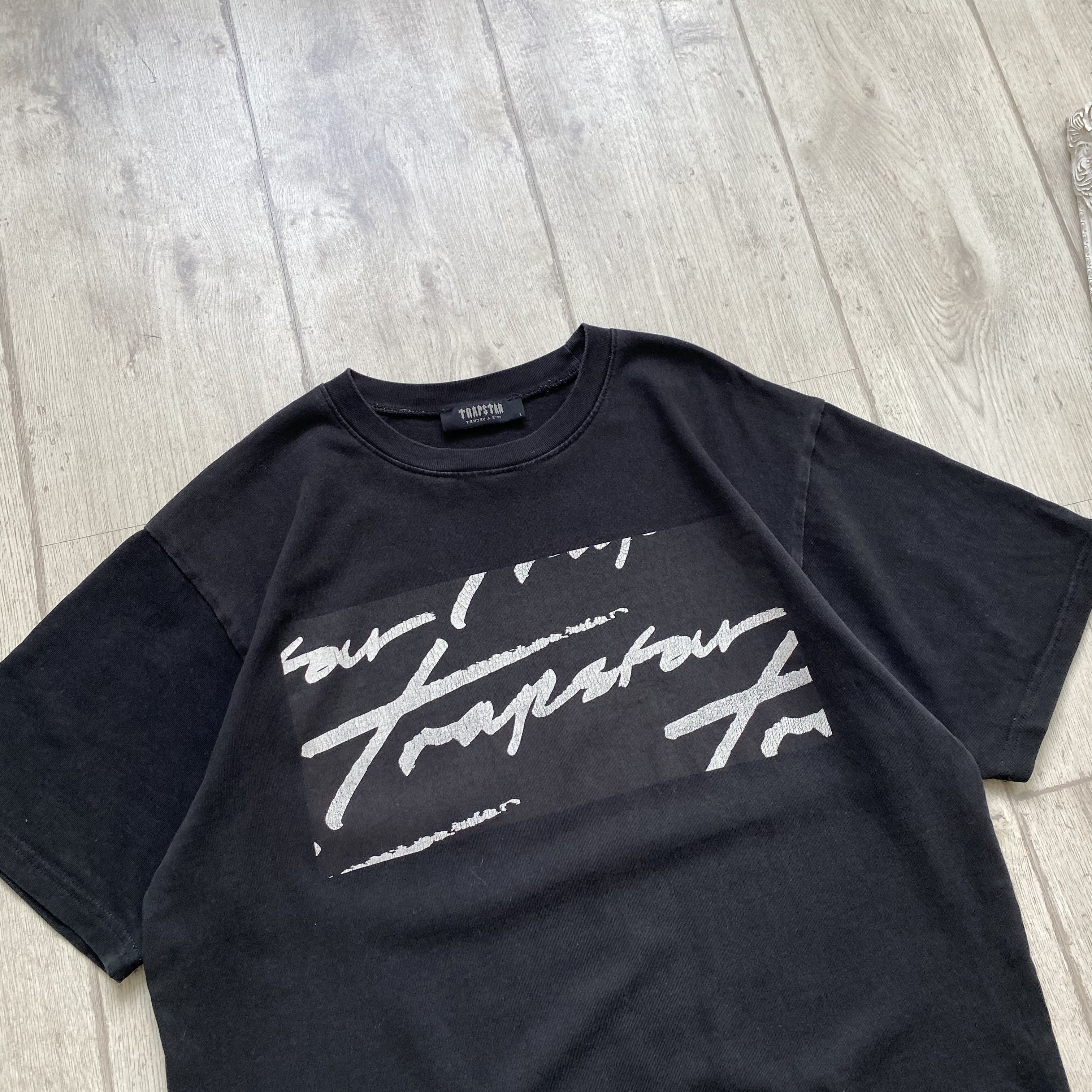 Trapstar London Drill Trapstar Distressed logo tee Vintage style Size US M / EU 48-50 / 2 - 2 Thumbnail