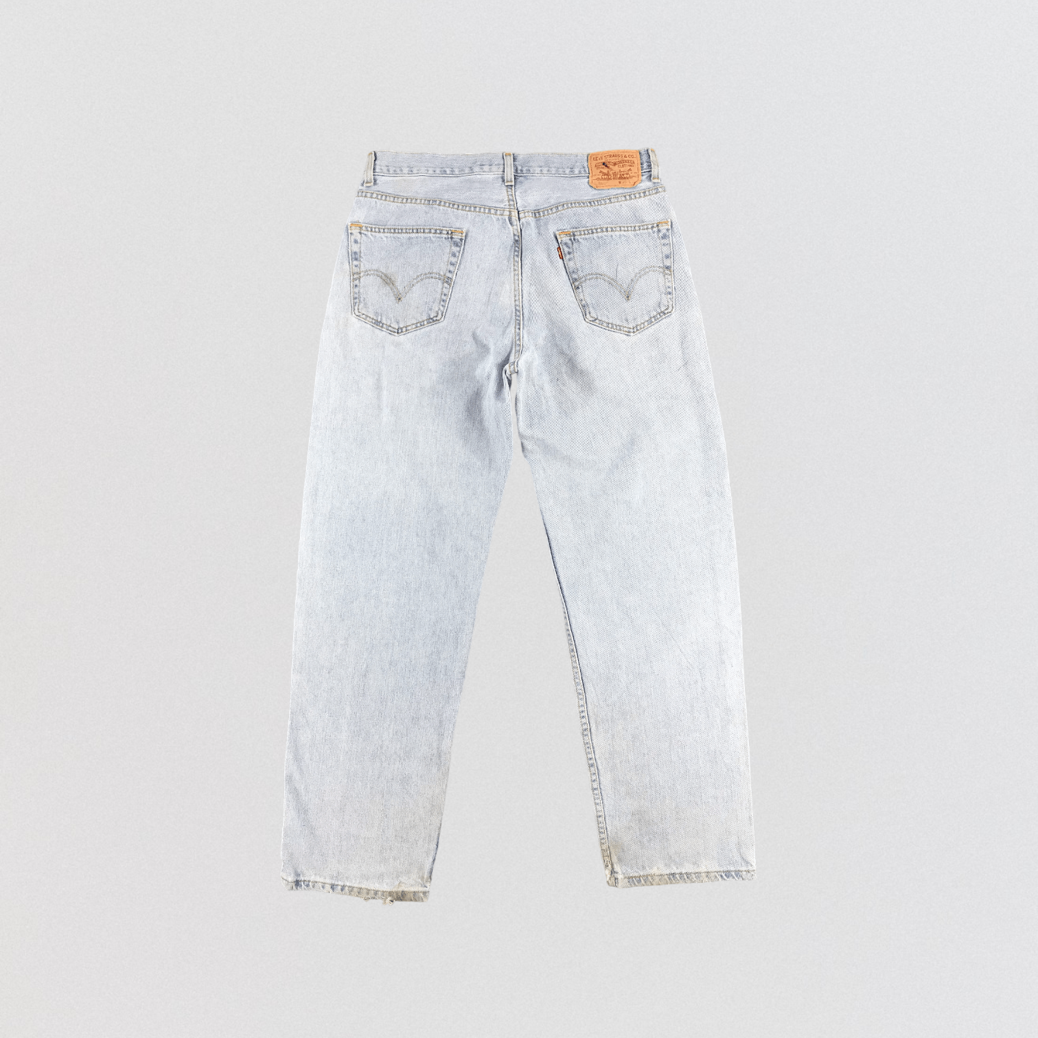 Levi's × Vintage 90s Vintage Light Wash Levis 550 Jeans-JM1693 Size US 36 / EU 52 - 2 Thumbnail