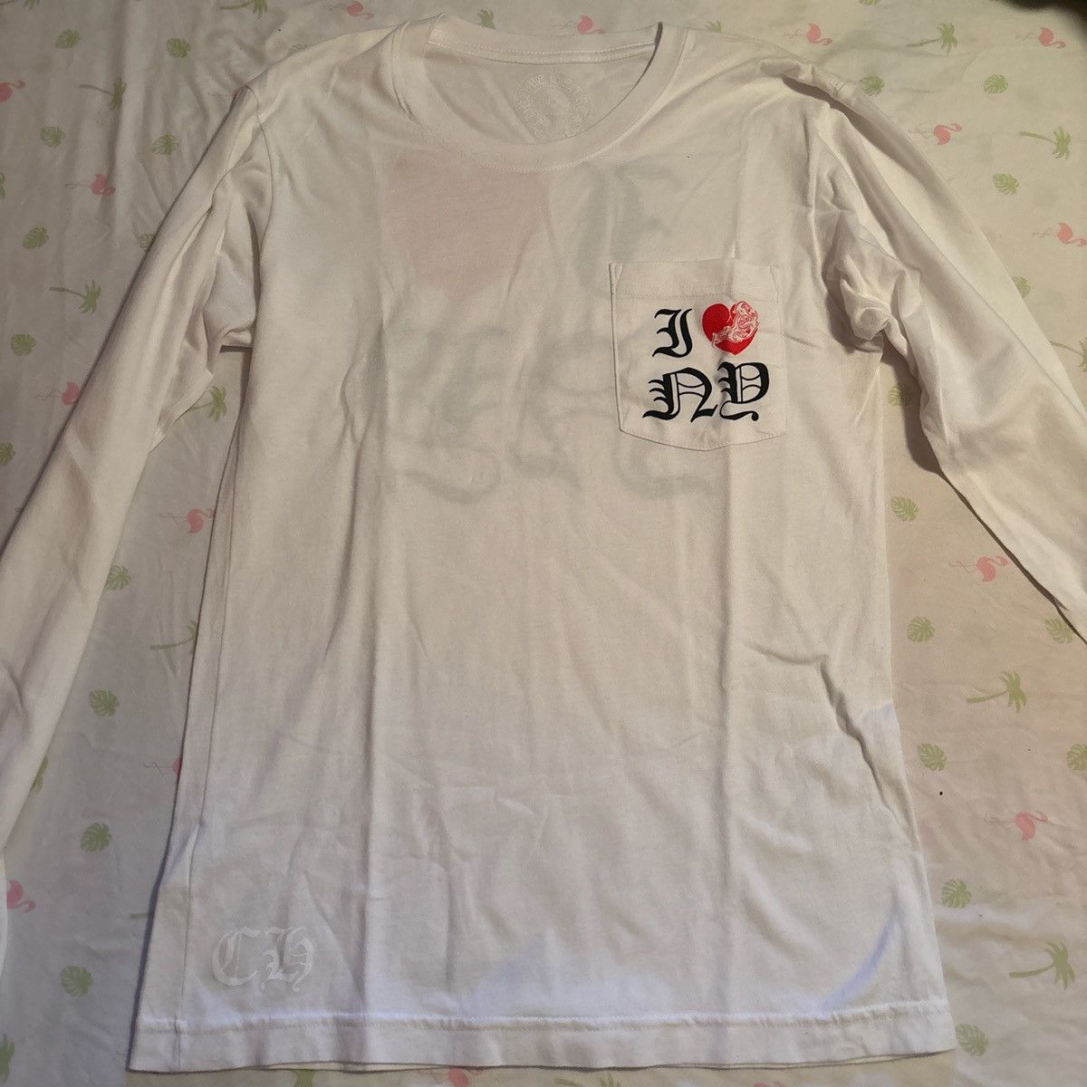 Chrome Hearts Chrome heart long sleeve t-shirt I Heart NY Size US S / EU 44-46 / 1 - 1 Thumbnail
