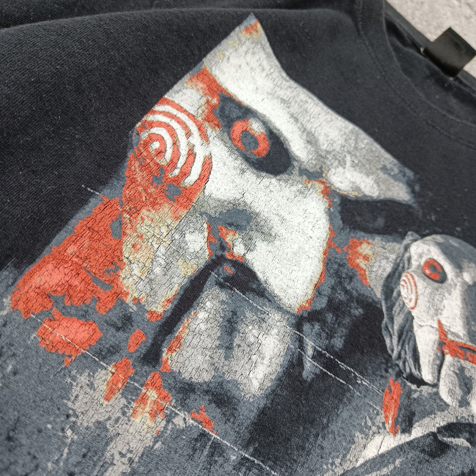 Vintage Vintage Y2k Rare Saw The Ride Horror Movie Promo T-Shirt 00s Size US L / EU 52-54 / 3 - 4 Thumbnail