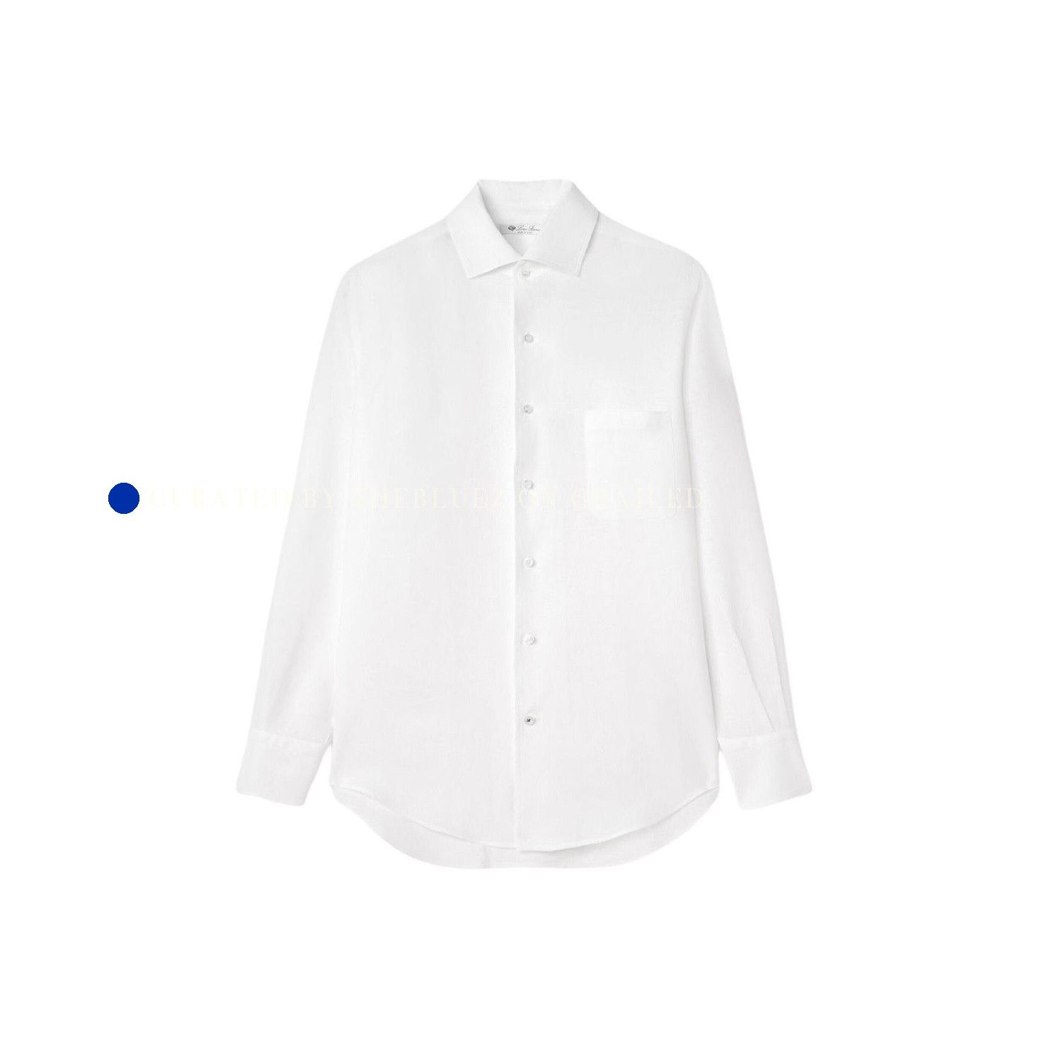 Loro Piana White Long-Sleeve Button-Up Shirt Size US L / EU 52-54 / 3 - 1 Thumbnail