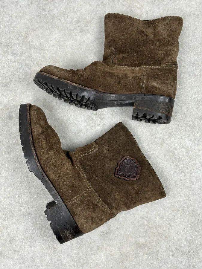 Gucci AW2008 Gucci Brown Suede Ankle Boots by Frida Giannini Size US 9.5 / IT 39.5 - 6 Thumbnail