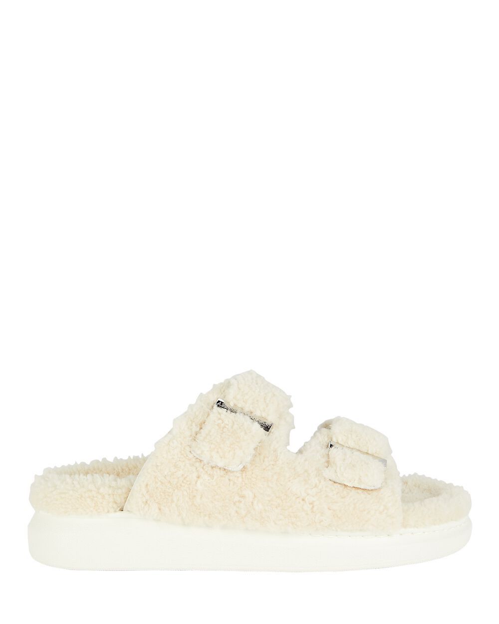 Alexander McQueen o1y0225 Slides in Cream Size US 11 / IT 41 - 1 Thumbnail
