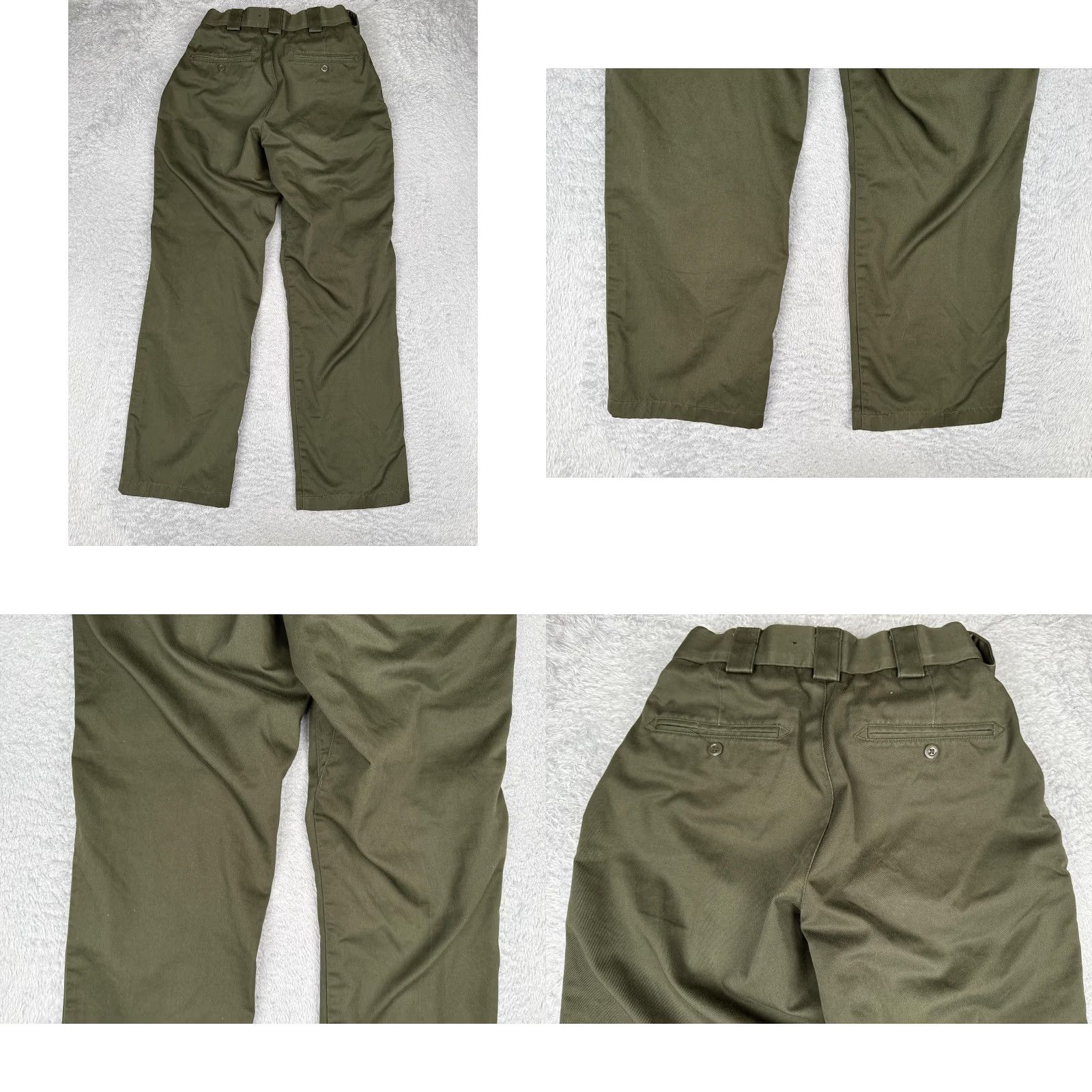 Vintage 5.11 Tactical Series Pants Mens 30x31 Green Polyester Cotton Uniform Tactical Chino Regular Straight Front Pocket 5-Pocket Design USA Men Size US 30 / EU 46 - 9 Thumbnail