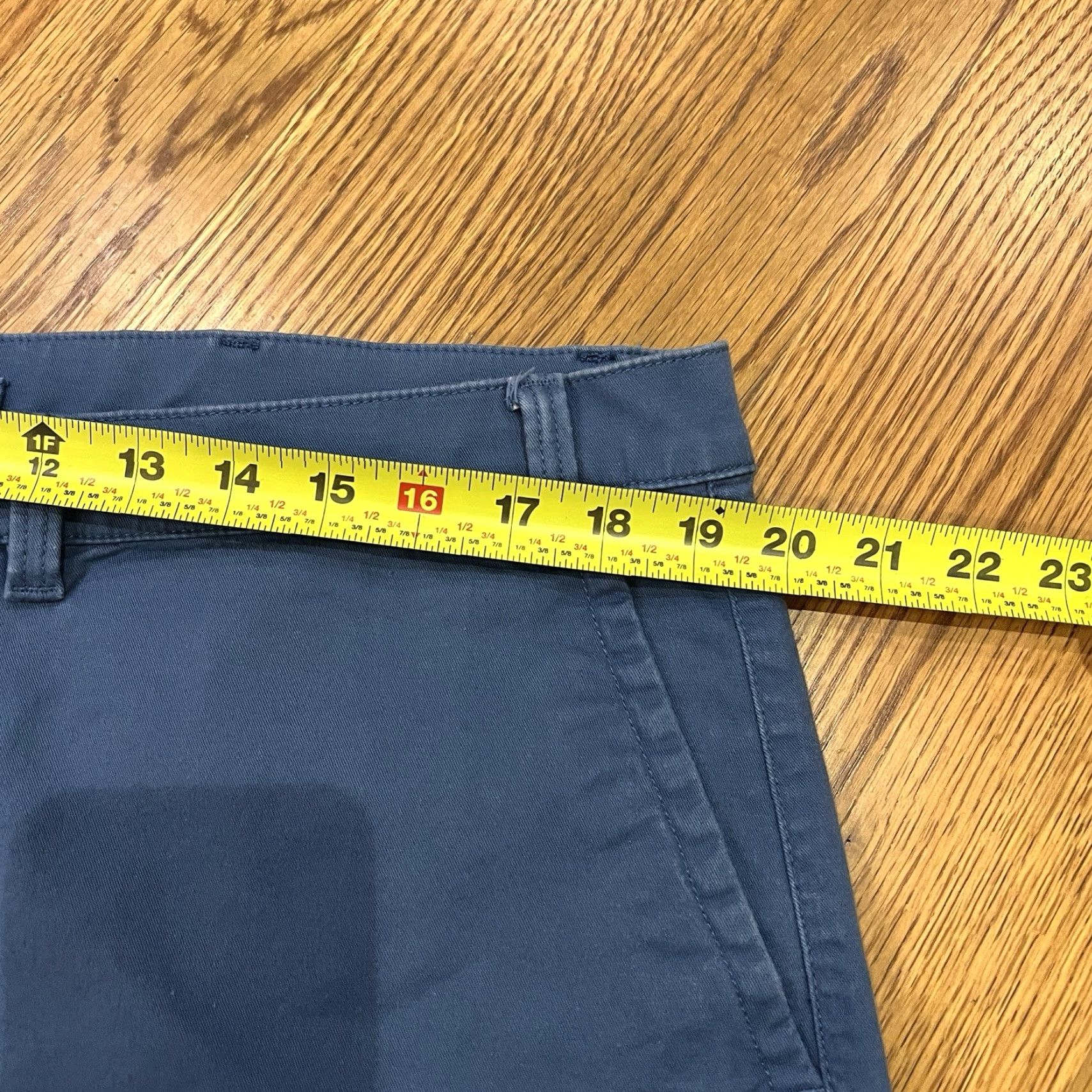 Vintage VINTAGE? No — Duck Head Men Chino Shorts 40 Blue - 9" Inseam, Flat Front, Slash Pockets, Casual Everyday, Preppy Style Men Size US 40 / EU 56 - 5 Thumbnail