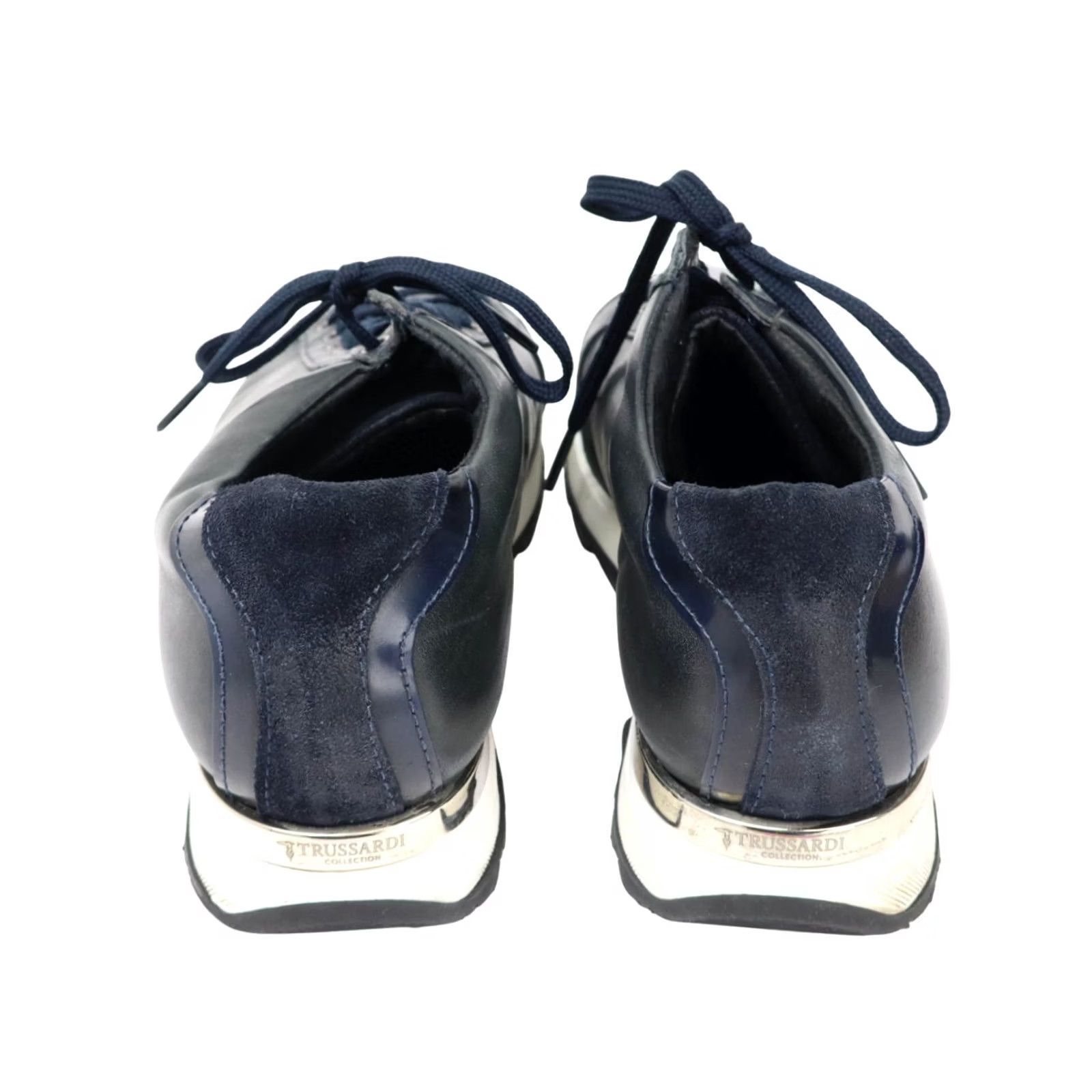 Trussardi Trussardi Mens Leather Low Top Platformed Sneakers Size US M / EU 48-50 / 2 - 5 Thumbnail