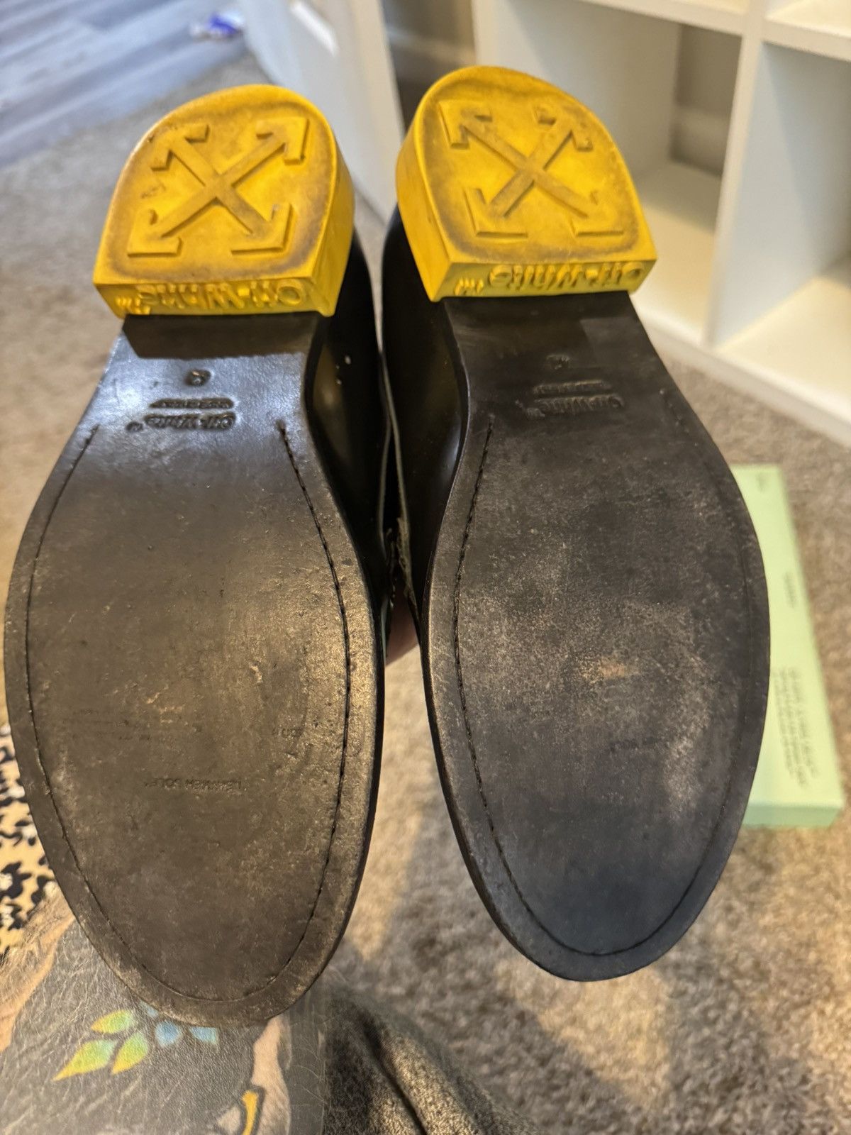 Off-White Off-white black/yellow tassel loafers 2019 virgil Size US 9.5 / EU 42-43 - 6 Thumbnail