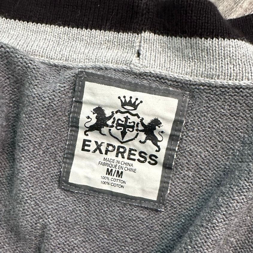 Express express gray and black button up cardigan Size M / US 6-8 / IT 42-44 - 3 Thumbnail
