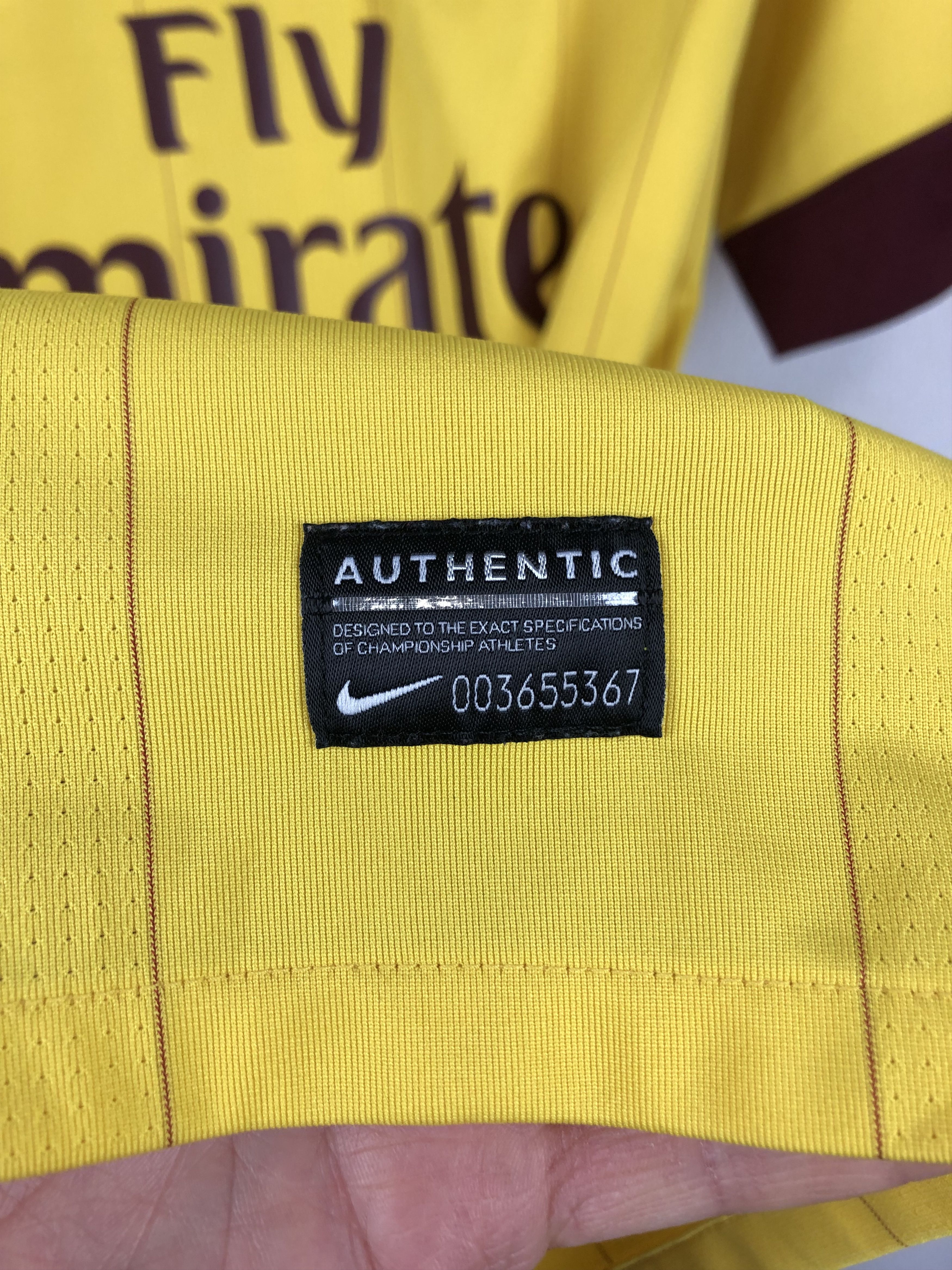 Vintage Arsenal football shirt Soccer Player Issue Jersey Rare Tee Size US XXL / EU 58 / 5 - 5 Thumbnail