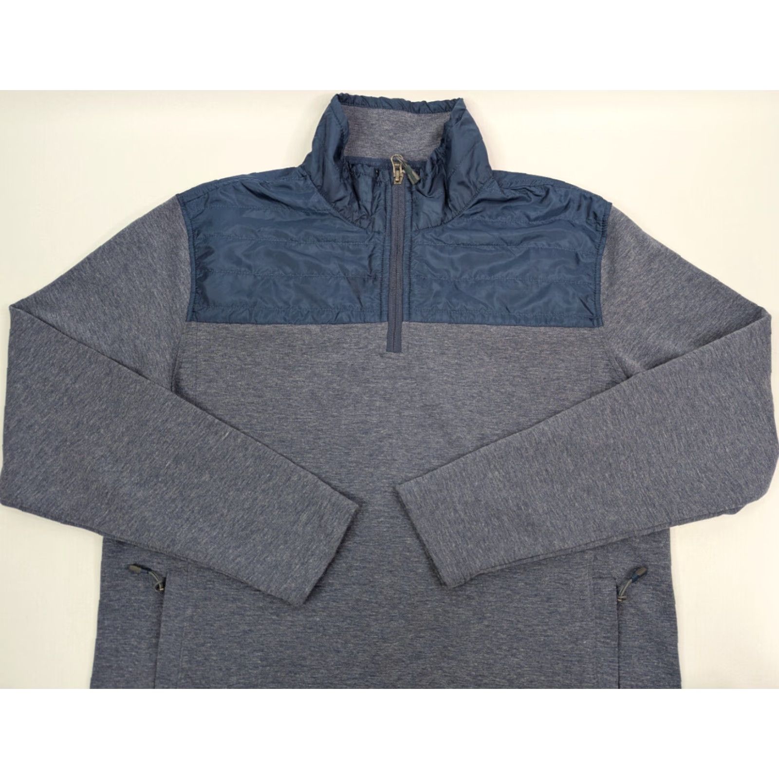 Eddie Bauer VINTAGE Eddie Bauer Pullover 1/4 Zip Pockets Blue Mens Size M Golf Hiking Outdoor Classic Preppy Sweater Size US M / EU 48-50 / 2 - 2 Thumbnail