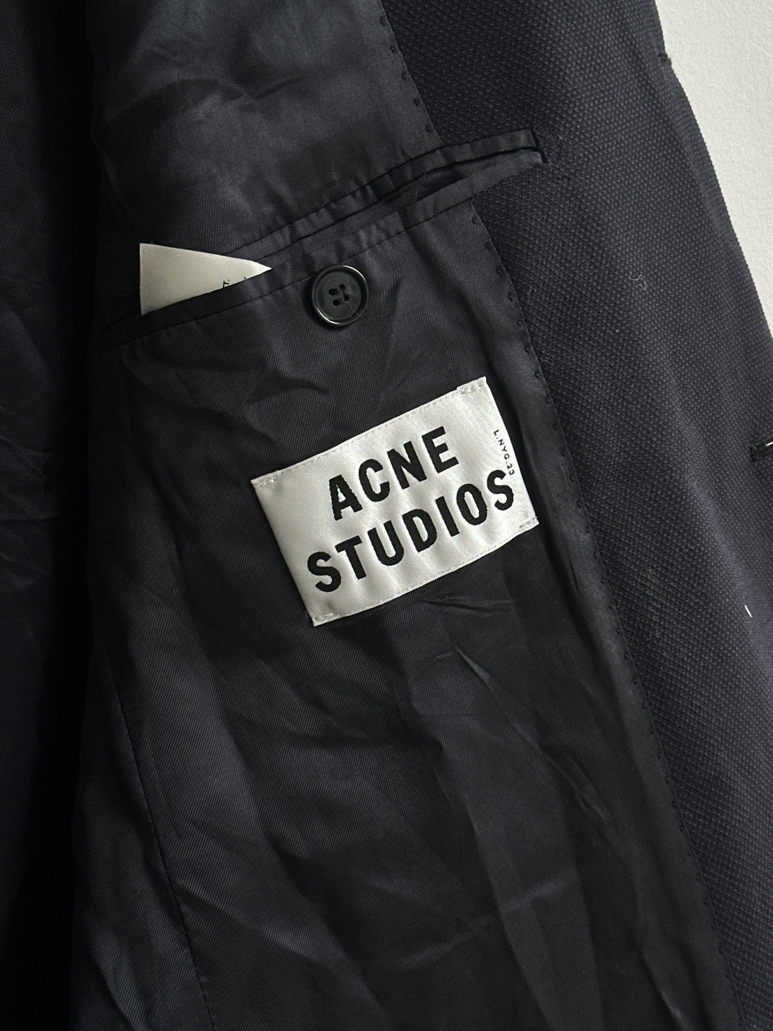 Acne Studios Acne Studios Drifter Navy Blazer Size 52R - 8 Thumbnail