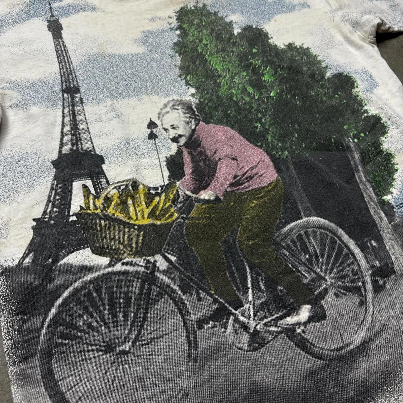 Other Albert Einstein Vintage 1990's Single Stitch Graphic T-Shirt Size US L / EU 52-54 / 3 - 4 Thumbnail