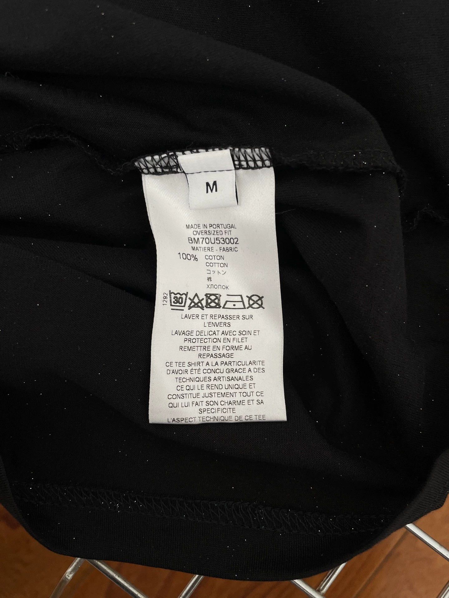 Givenchy Givenchy Black Gradient Starry Oversized Short Tee M Size US M / EU 48-50 / 2 - 4 Thumbnail