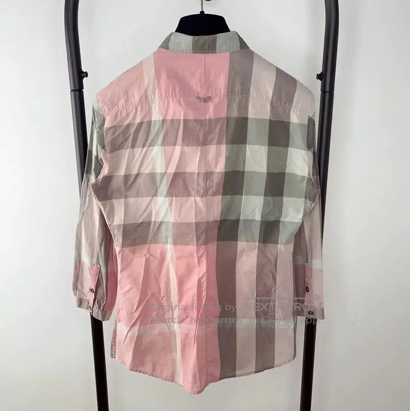 Burberry Burberry Pink Cotton Women's Shirt. Size XS / US 0-2 / IT 36-38 - 2 Thumbnail
