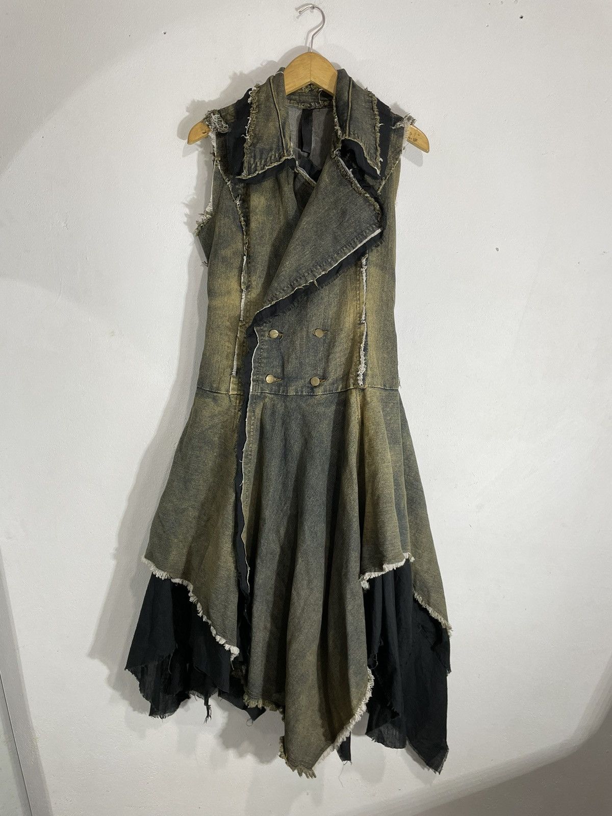 Japanese Brand Vintage Rare Distressed Dress goa mudmax ifsix style Size S / US 4 / IT 40 - 20 Thumbnail
