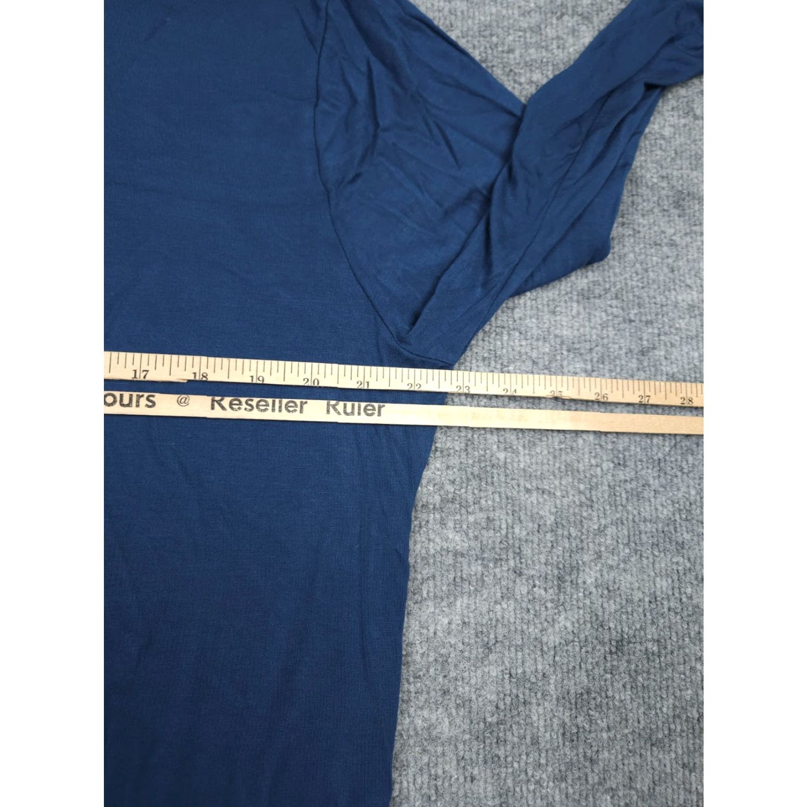 Eberjey Eberjey Shirt Top Men's Large Blue Henley Pajama Modal Blend Long Sleeve Size US L / EU 52-54 / 3 - 7 Thumbnail