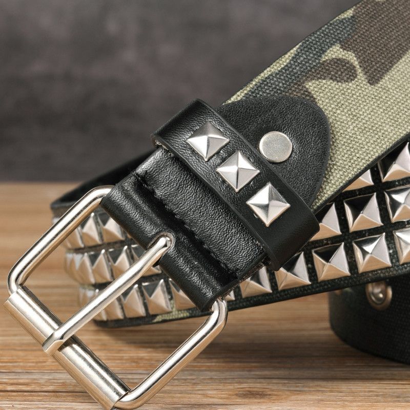 Japanese Brand Camo Studded Belt Size ONE SIZE - 3 Thumbnail