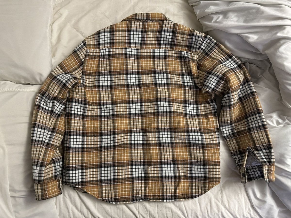 Stussy Stussy Quilted Lined Plaid Shirt Flannel Large Gold Yellow Size US L / EU 52-54 / 3 - 3 Thumbnail