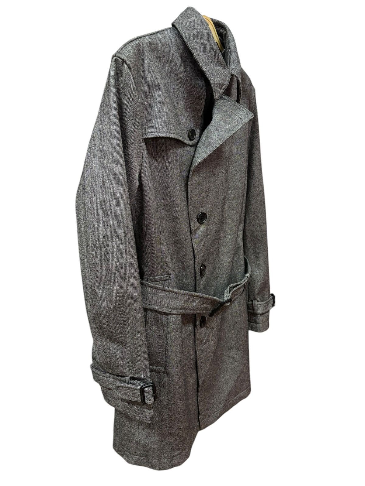 Barneys New York × Vintage Vintage Barneys New York Wool Belted Trench Coat Size US S / EU 44-46 / 1 - 3 Thumbnail