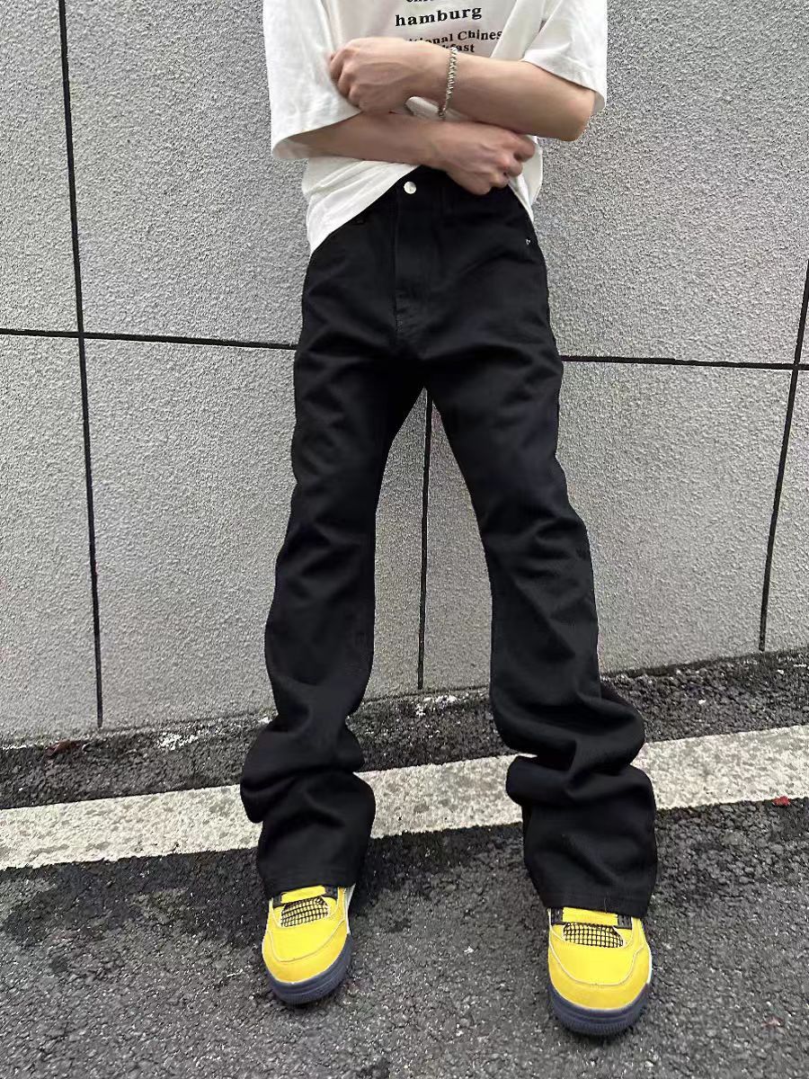 Japanese Brand × Jean Vintage Y2K Black Machete Micro Flare Jeans Size US 30 / EU 46 - 5 Thumbnail
