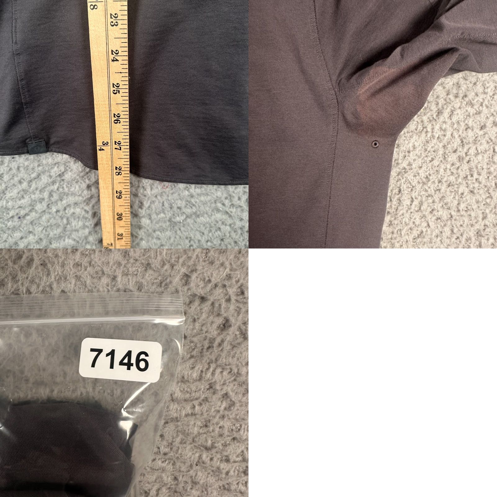 Lululemon Lululemon Commission Shirt Men Large Gray Button Up Stretch Long Sleeve Flaws Size US L / EU 52-54 / 3 - 8 Thumbnail